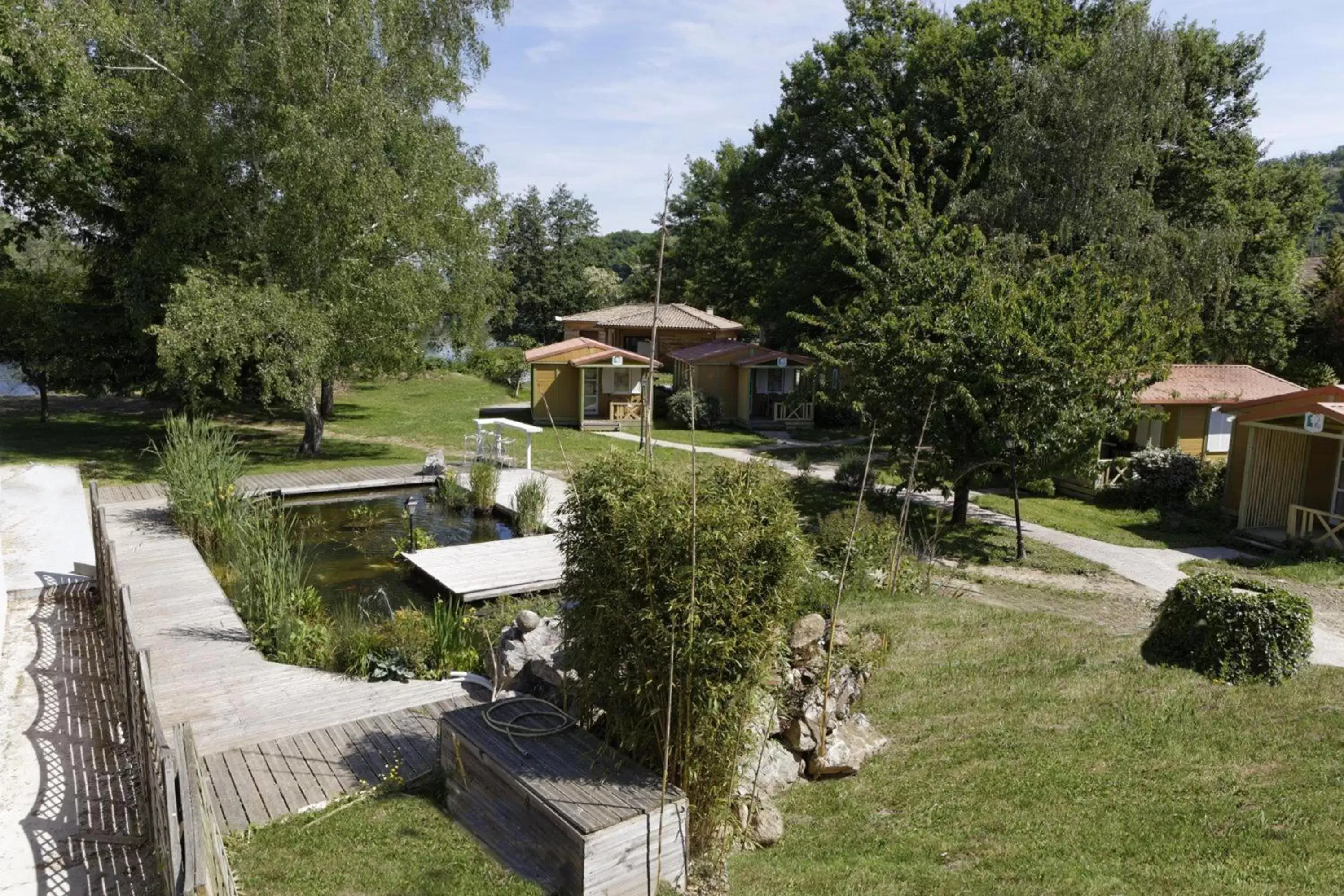 Garden in Hotel du Lac Foix