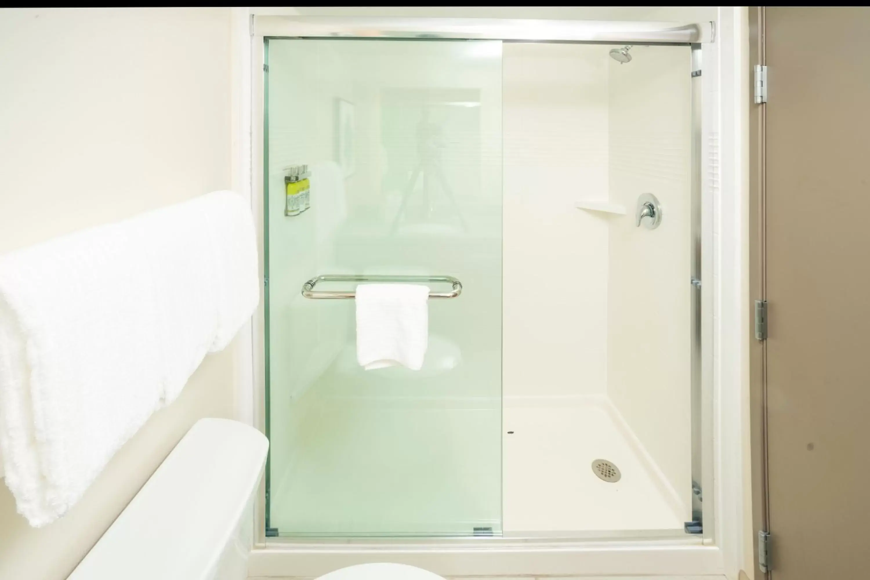 Shower, Bathroom in Candlewood Suites Charleston – Mt. Pleasant, an IHG Hotel