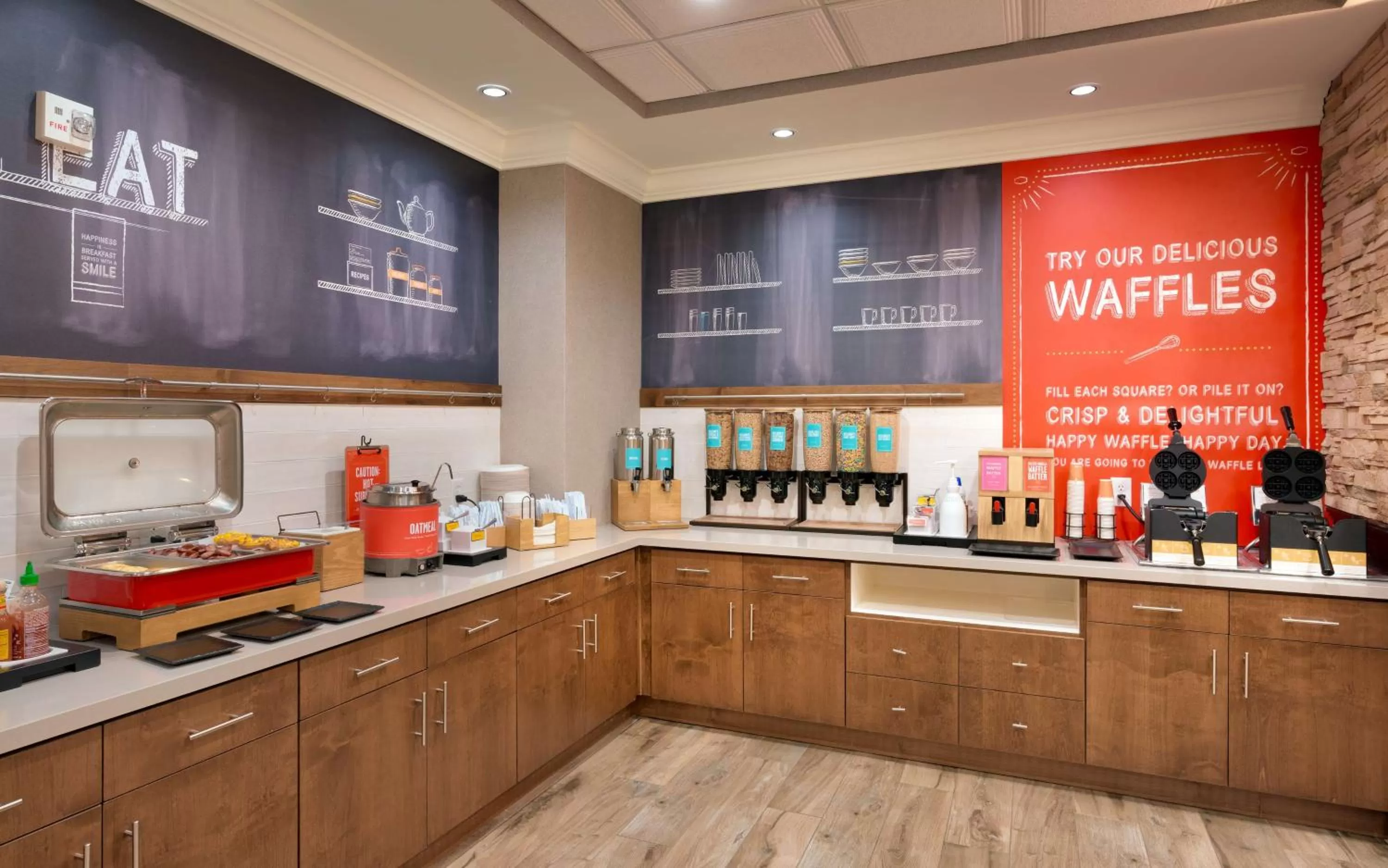 Breakfast in Hampton Inn & Suites Show Low-Pinetop