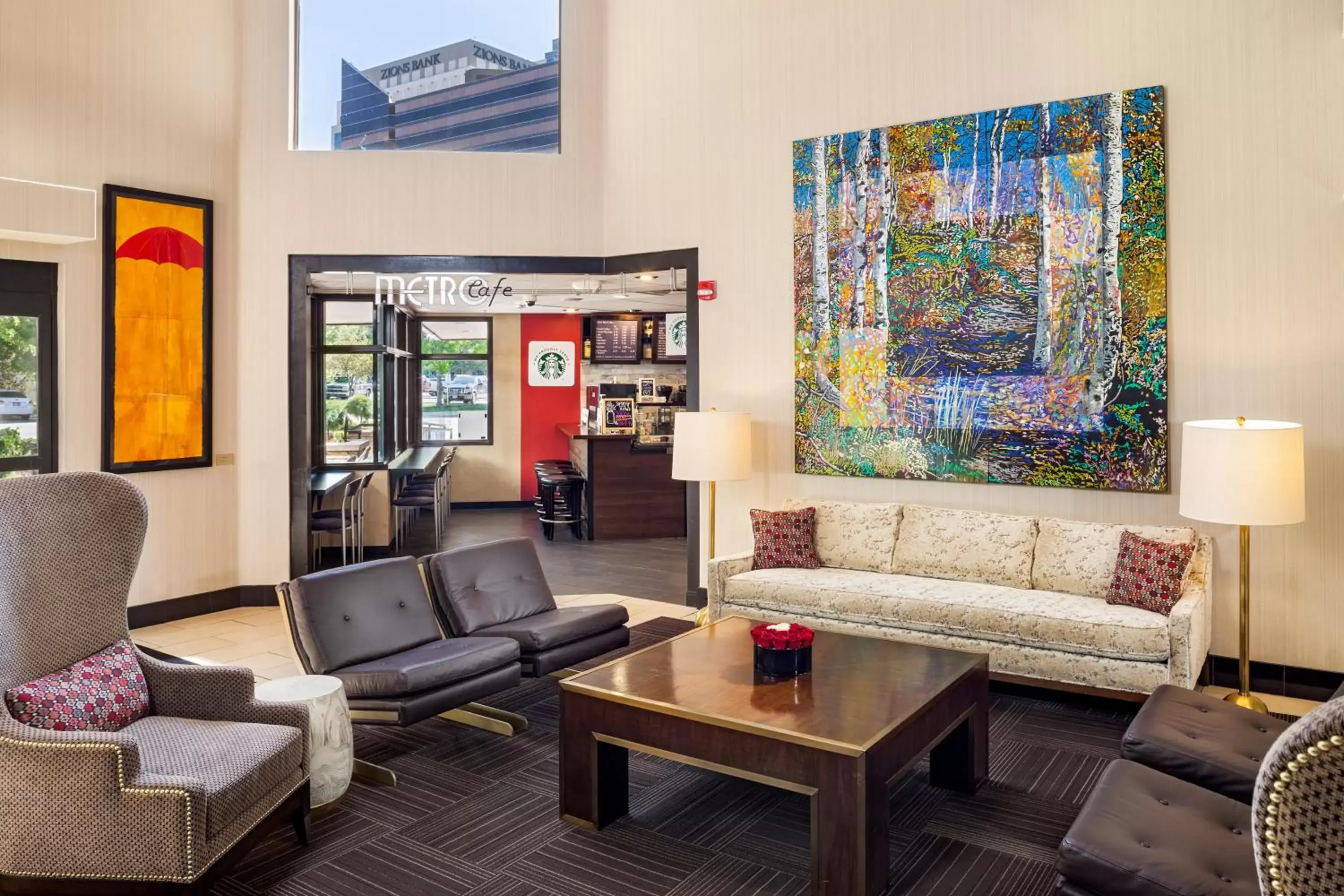 Lobby or reception, Seating Area in Hotel 43 Boise