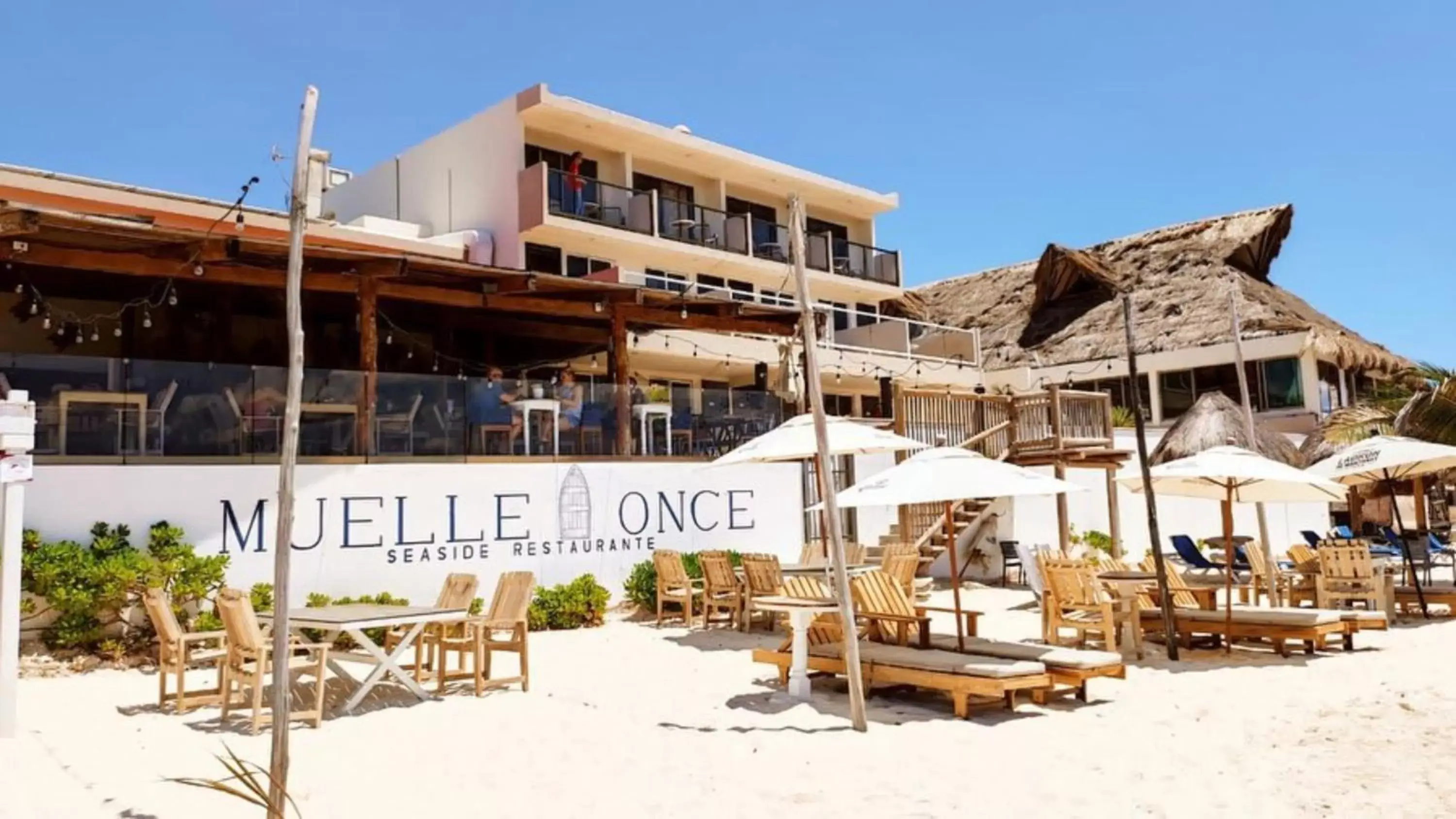 Restaurant/places to eat, Property Building in Hacienda Morelos Beachfront Hotel