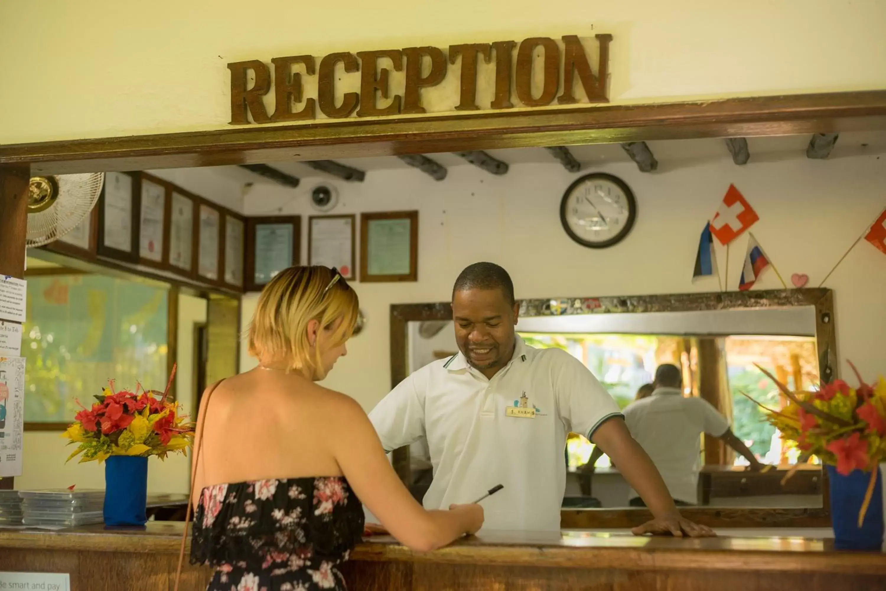 Lobby or reception in Mnarani Beach Cottages