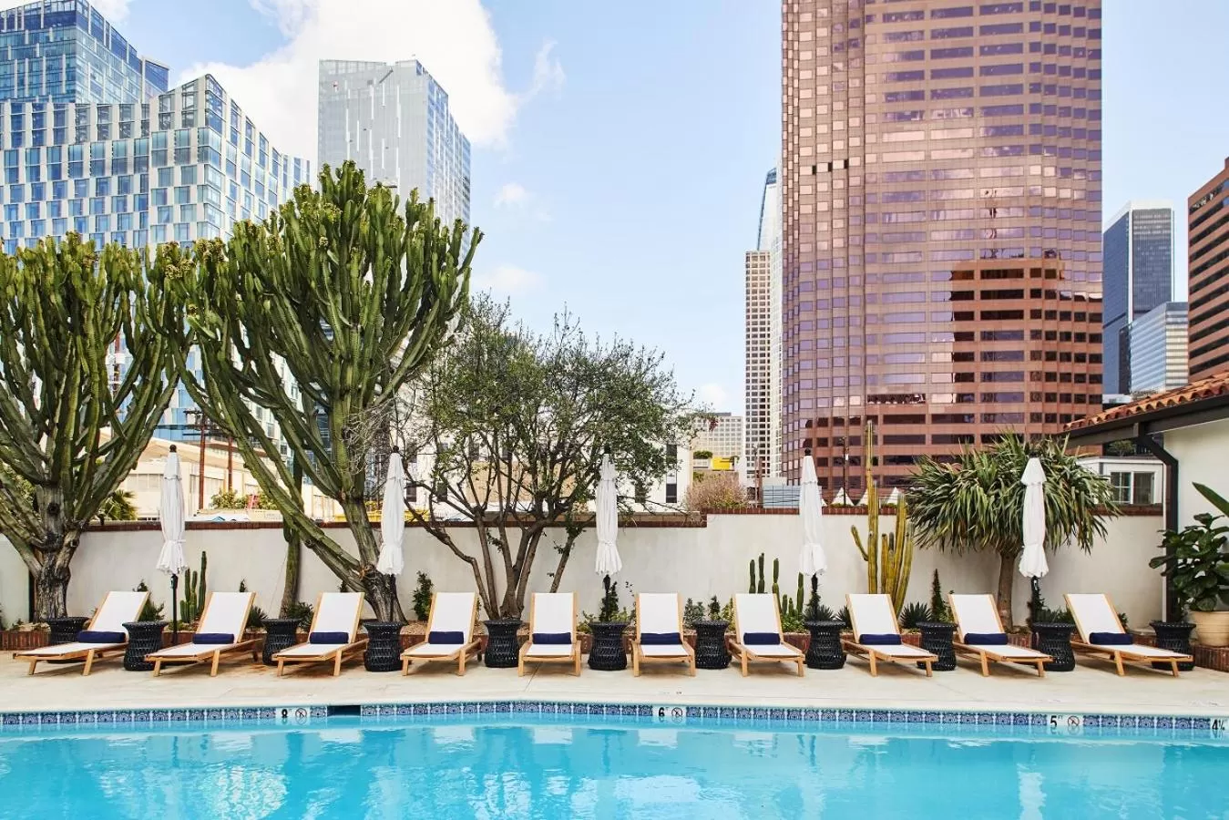 Swimming pool in Hotel Figueroa, Unbound Collection by Hyatt