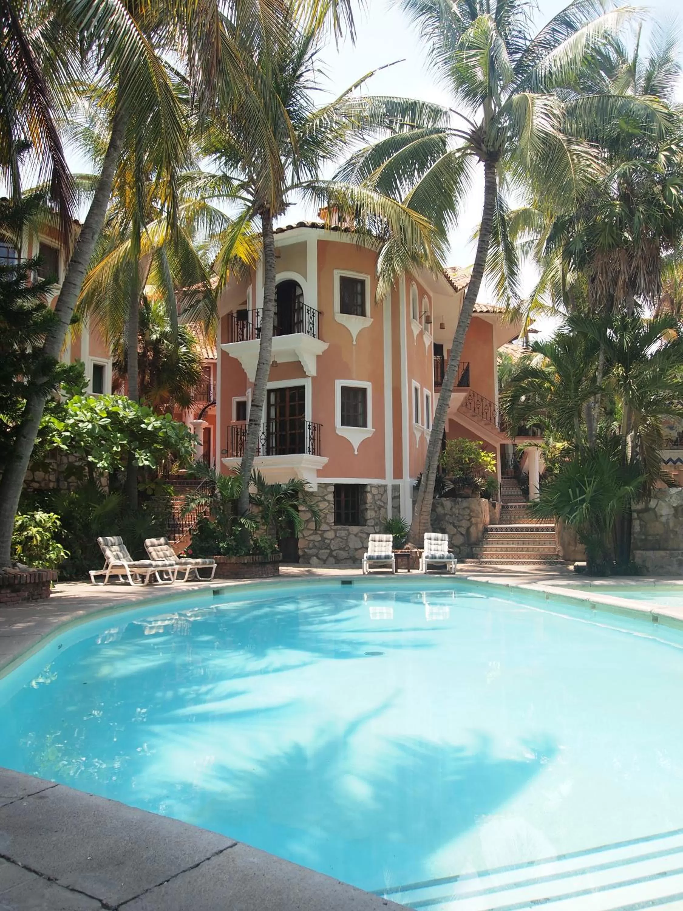 Pool view in Hotel Santa Fe