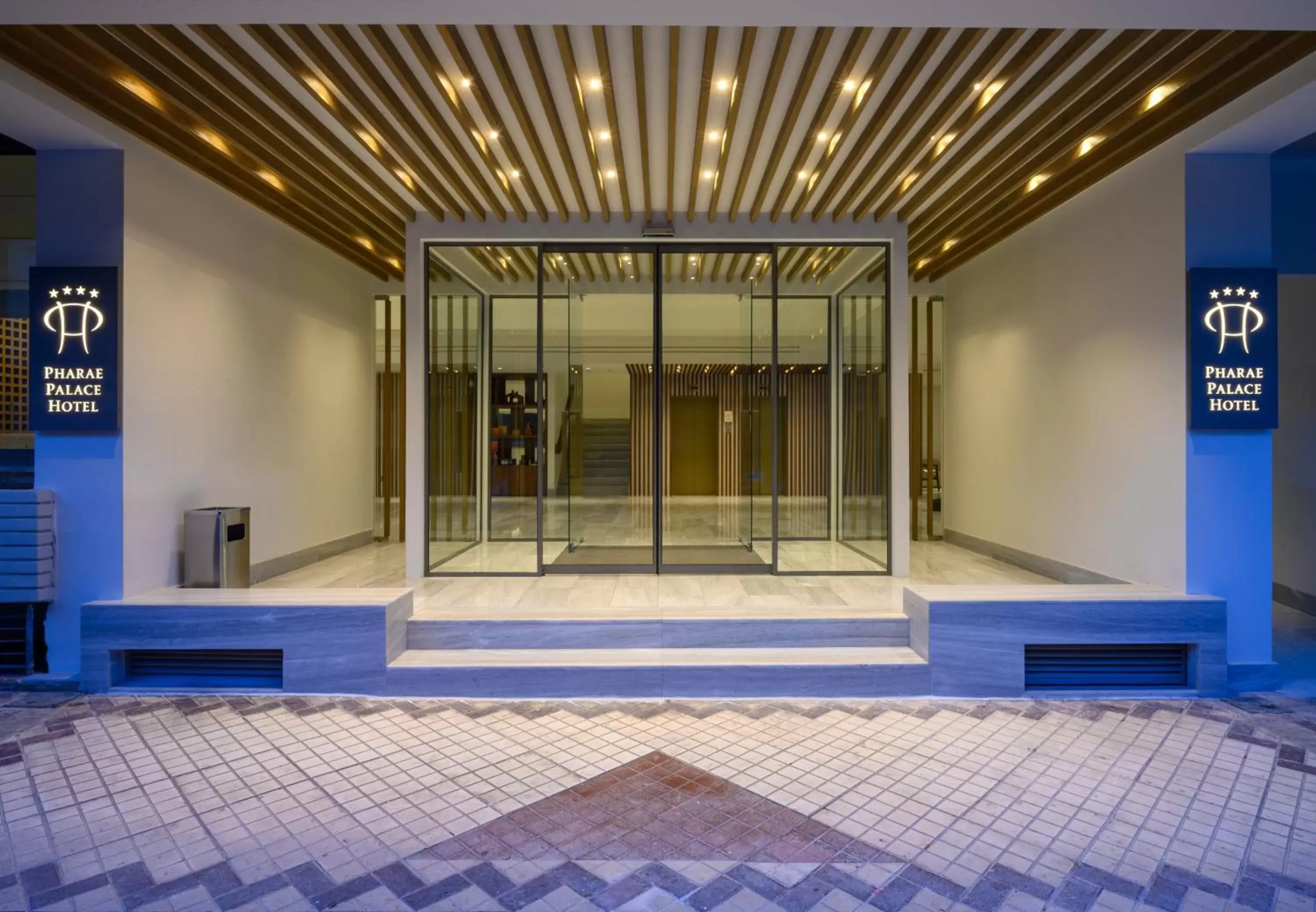 Facade/entrance in Pharae Palace Facade/entrance in Pharae Palace