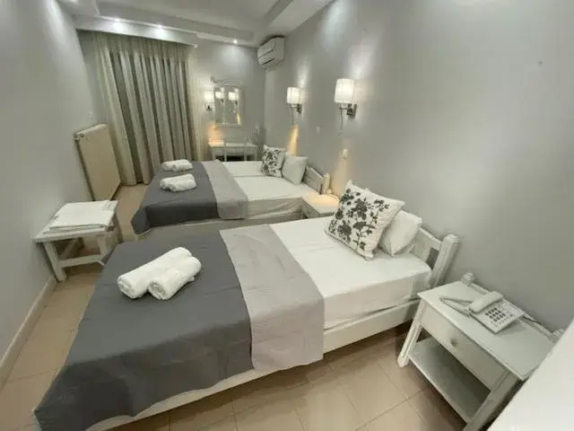 Bed in Ifestos Hotel