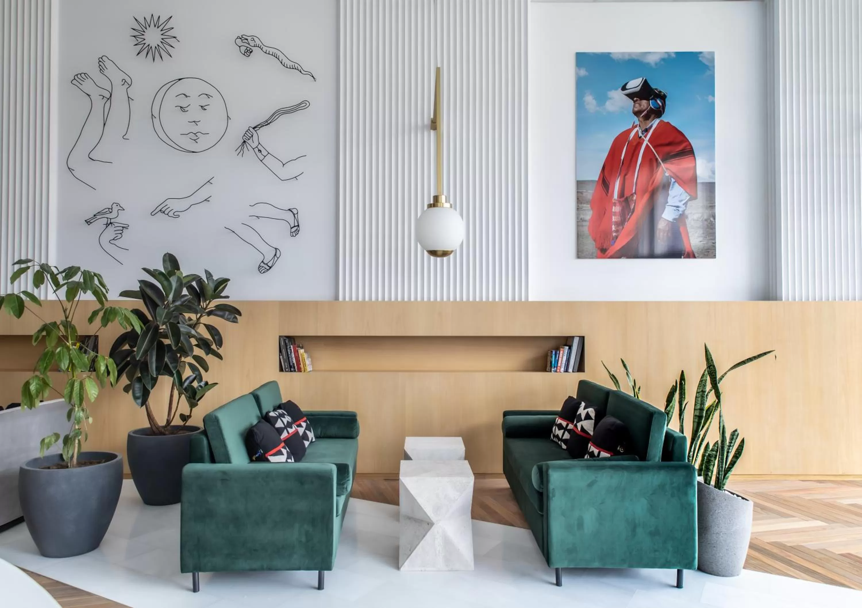 Lobby or reception in Met Hotel