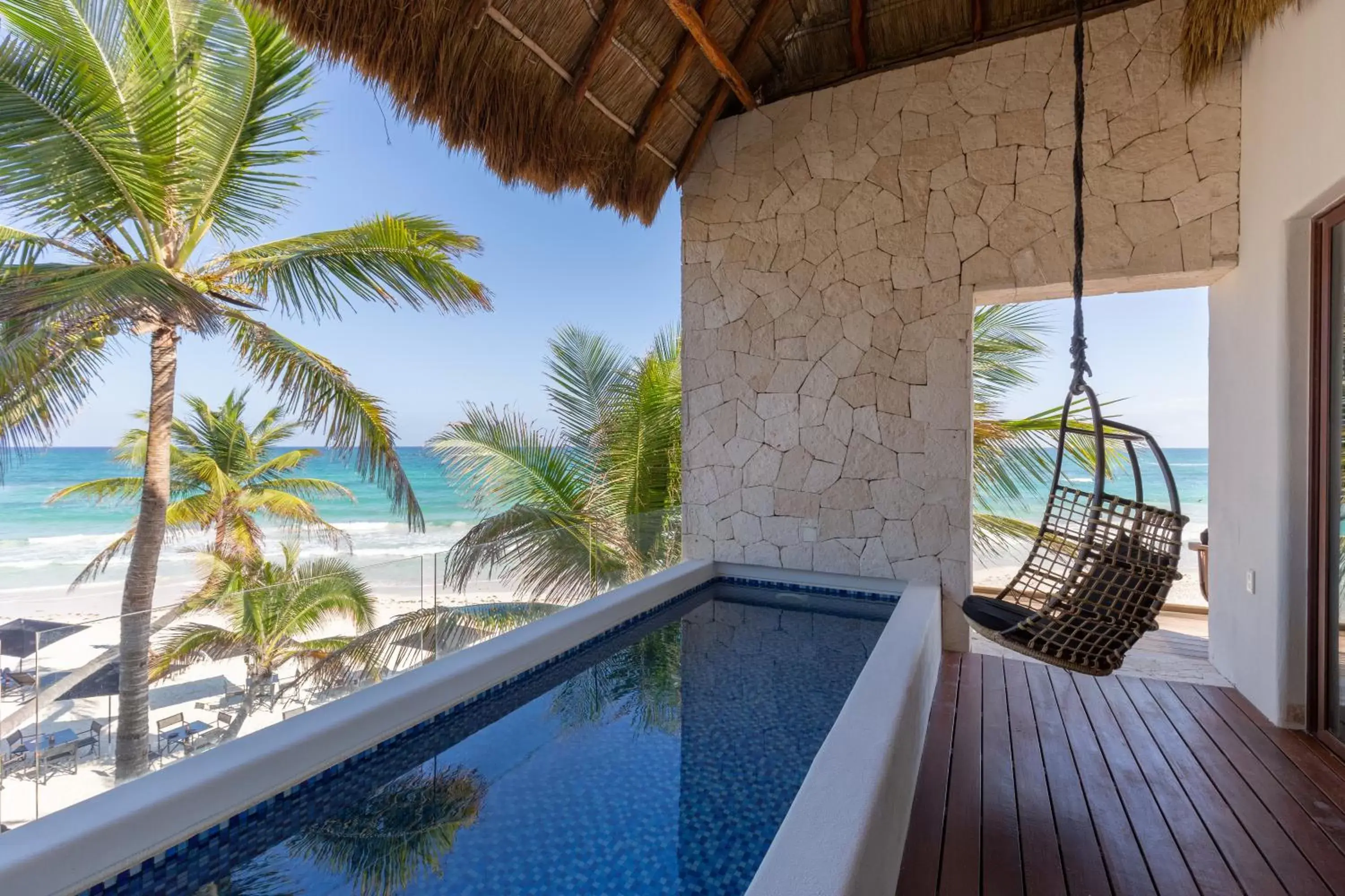 Balcony/Terrace, Swimming Pool in Tago Tulum by G Hotels