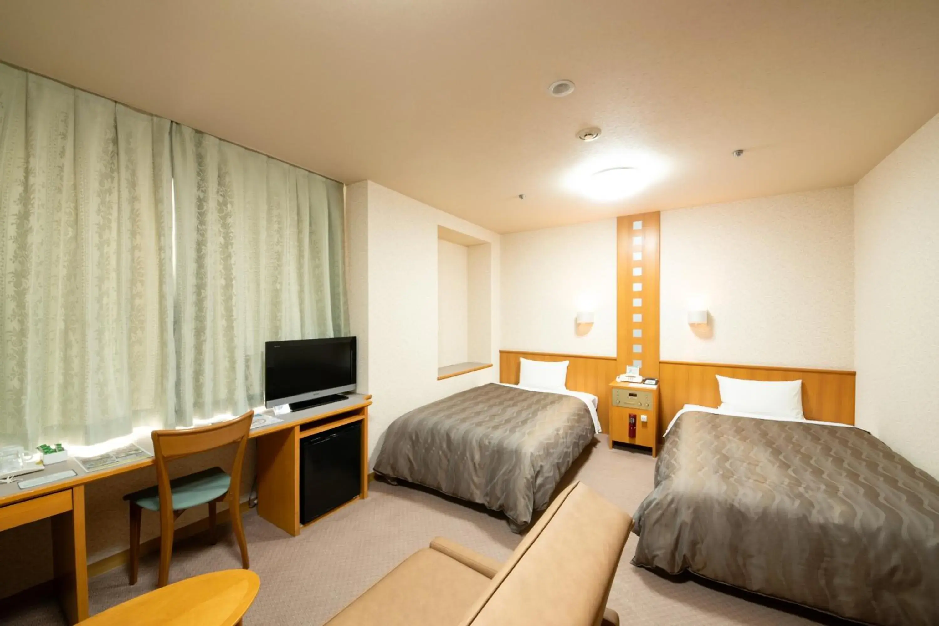 Bed in Hiroshima City Bunka Koryu Kaikan Bed in Hiroshima City Bunka Koryu Kaikan