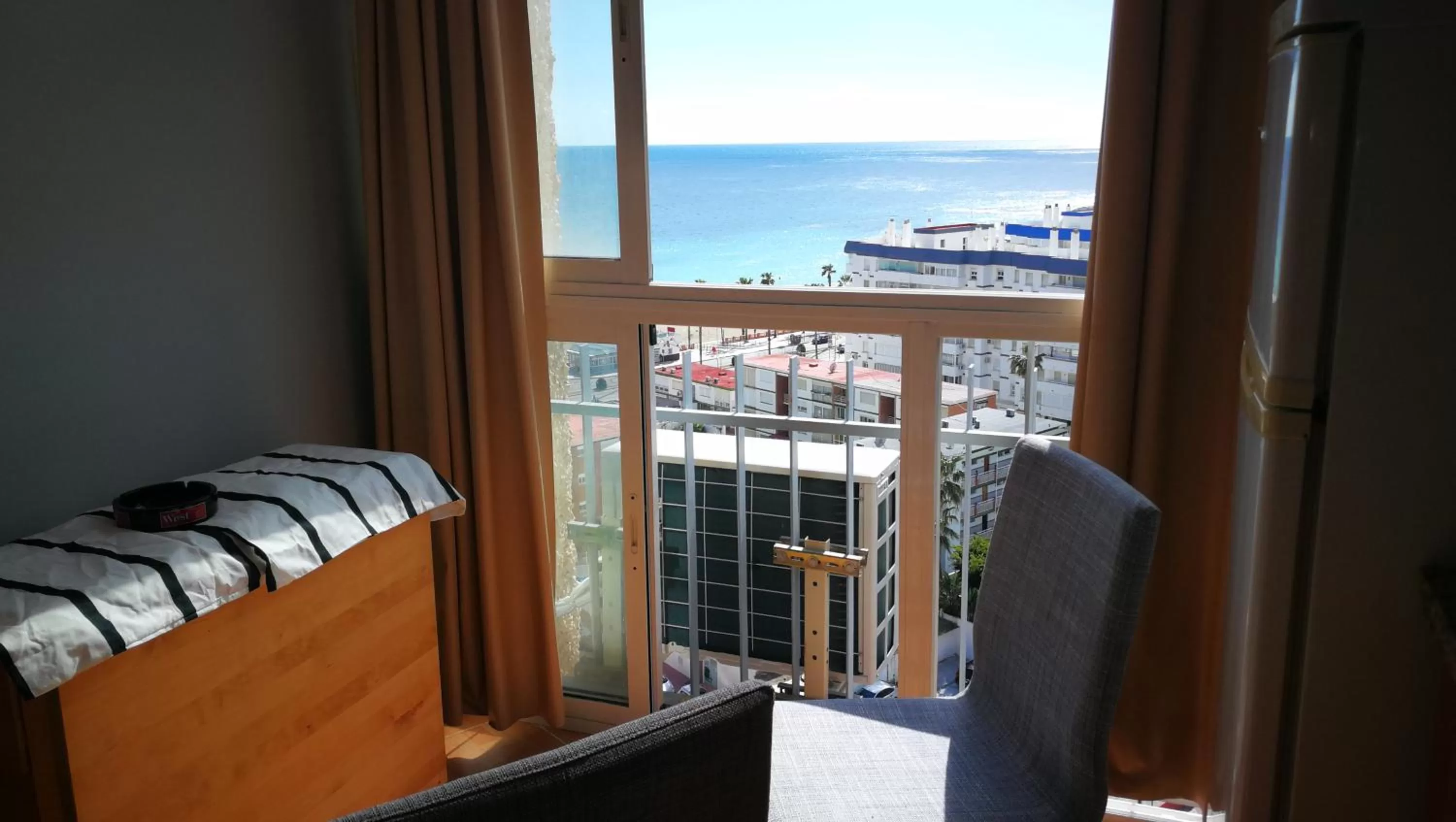 Property building, Sea View in Benalmadena ,apartamento-Estudio primera Línea de Playa