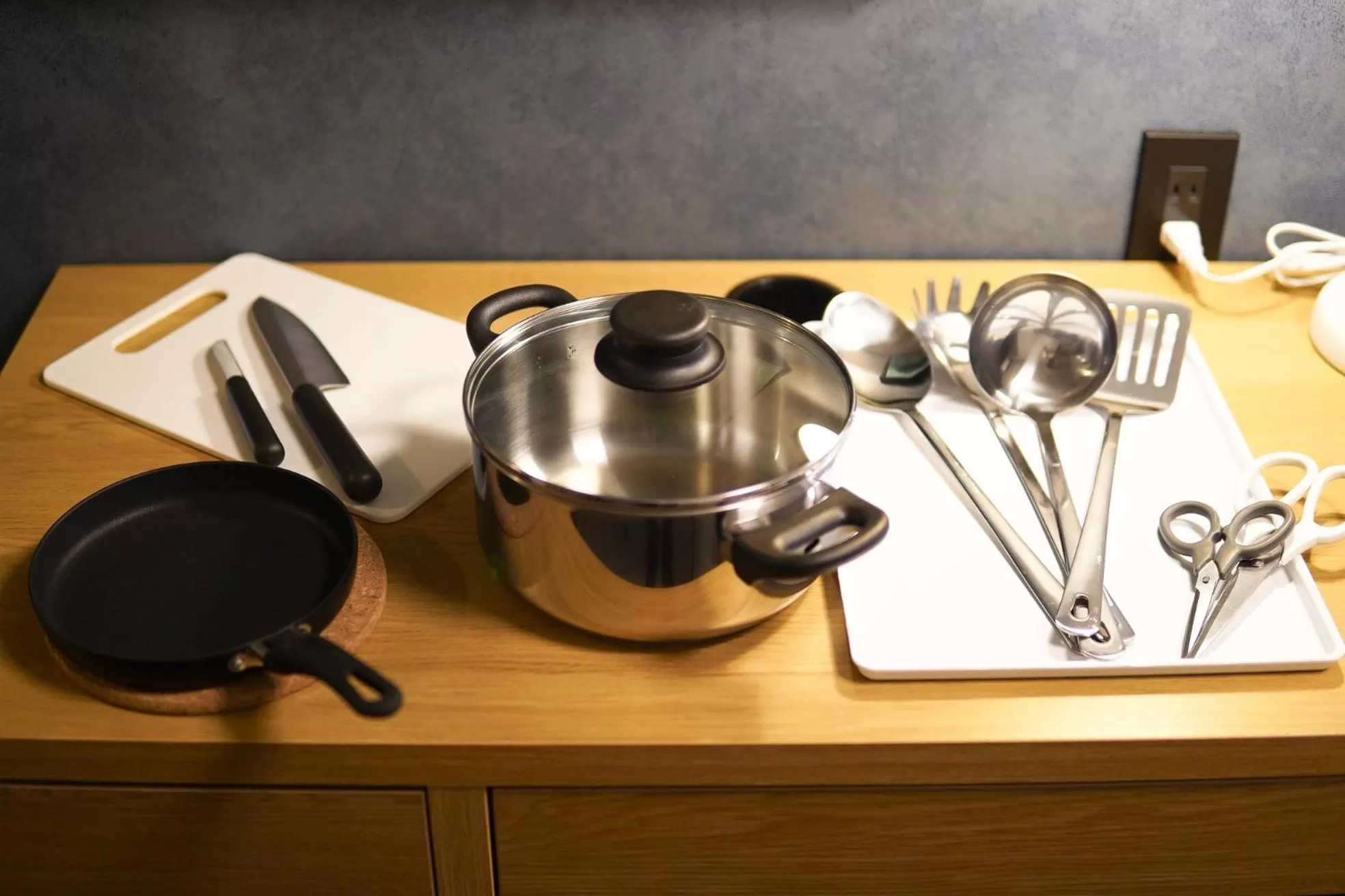 Kitchen or kitchenette in TAKETO STAY PREMIERE SAPPORO Eki