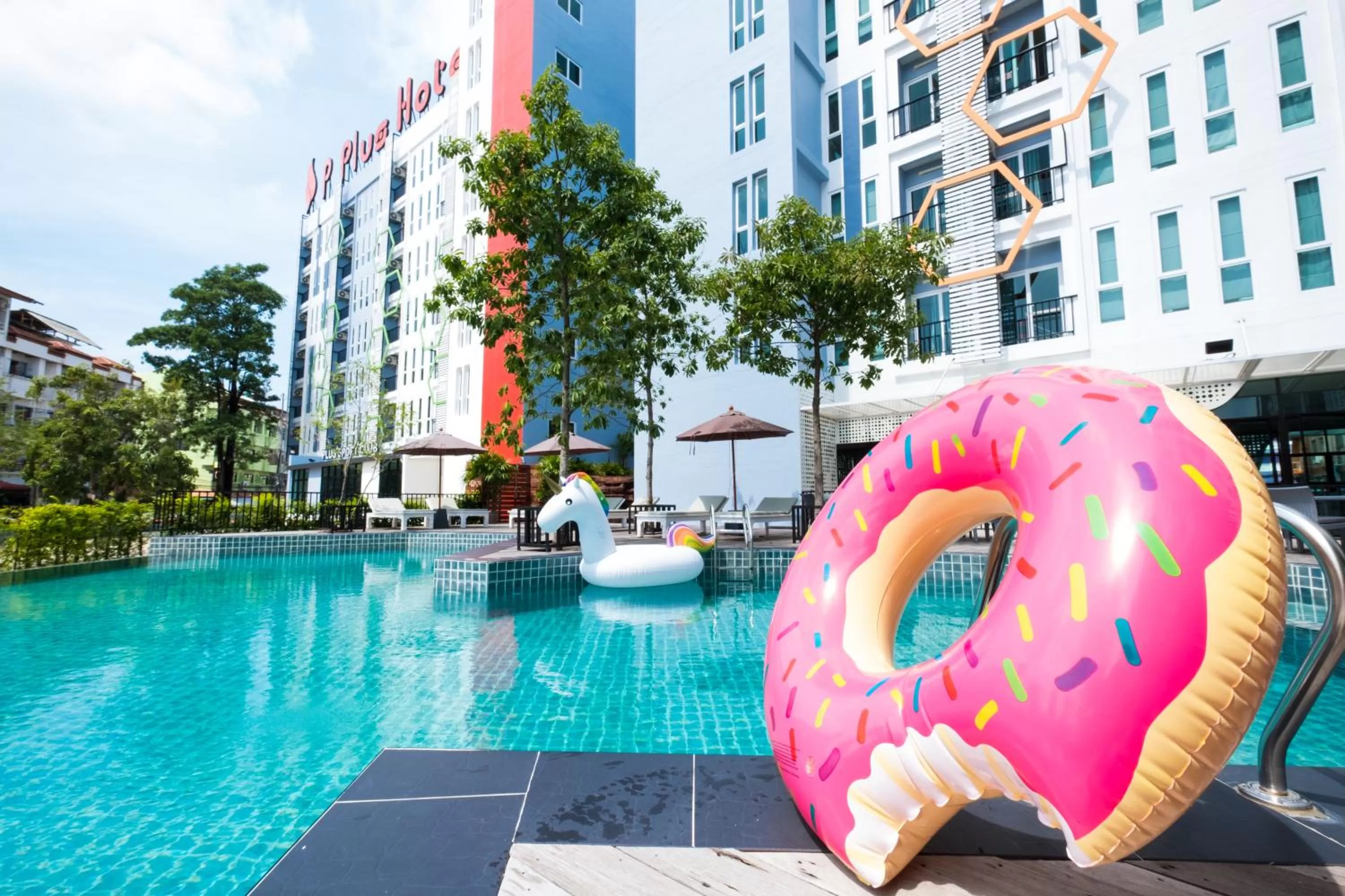 Property building in P Plus Hotel