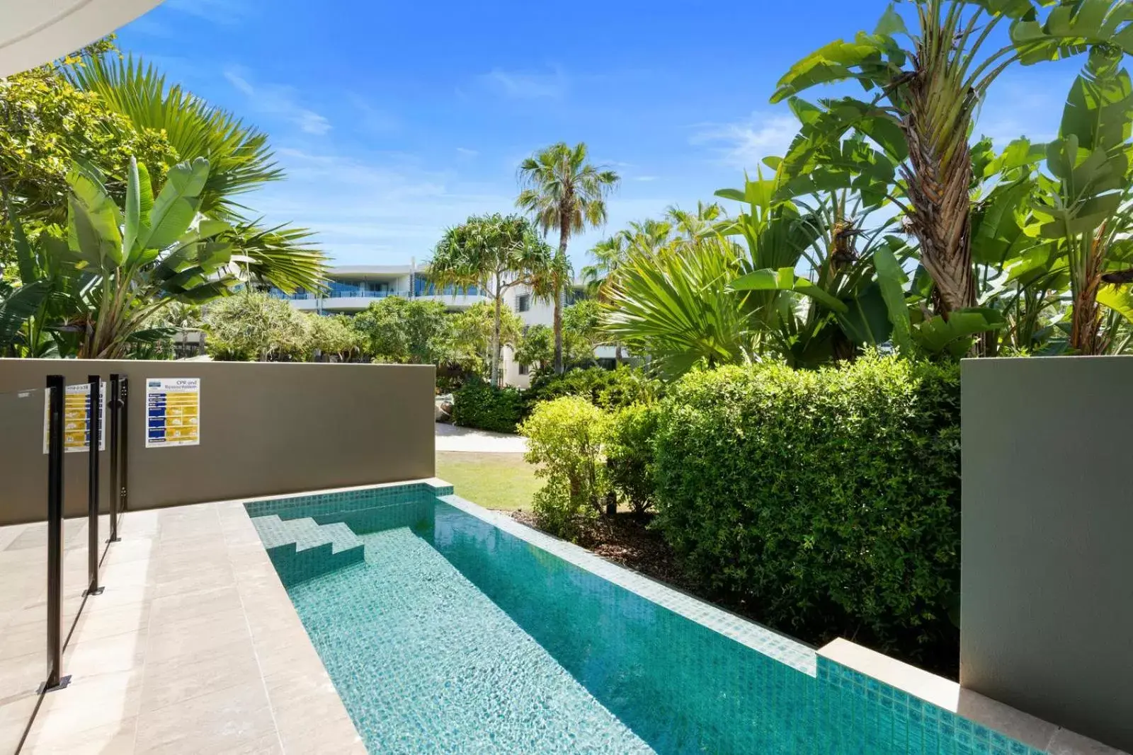 Pool view, Swimming Pool in Cotton Beach Resort - Tweed Coast Holidays ®