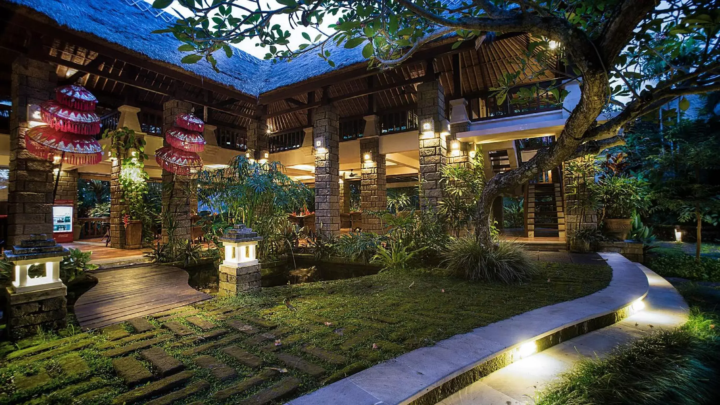 Restaurant/places to eat, Property Building in Kori Ubud Resort, Restaurant & Spa