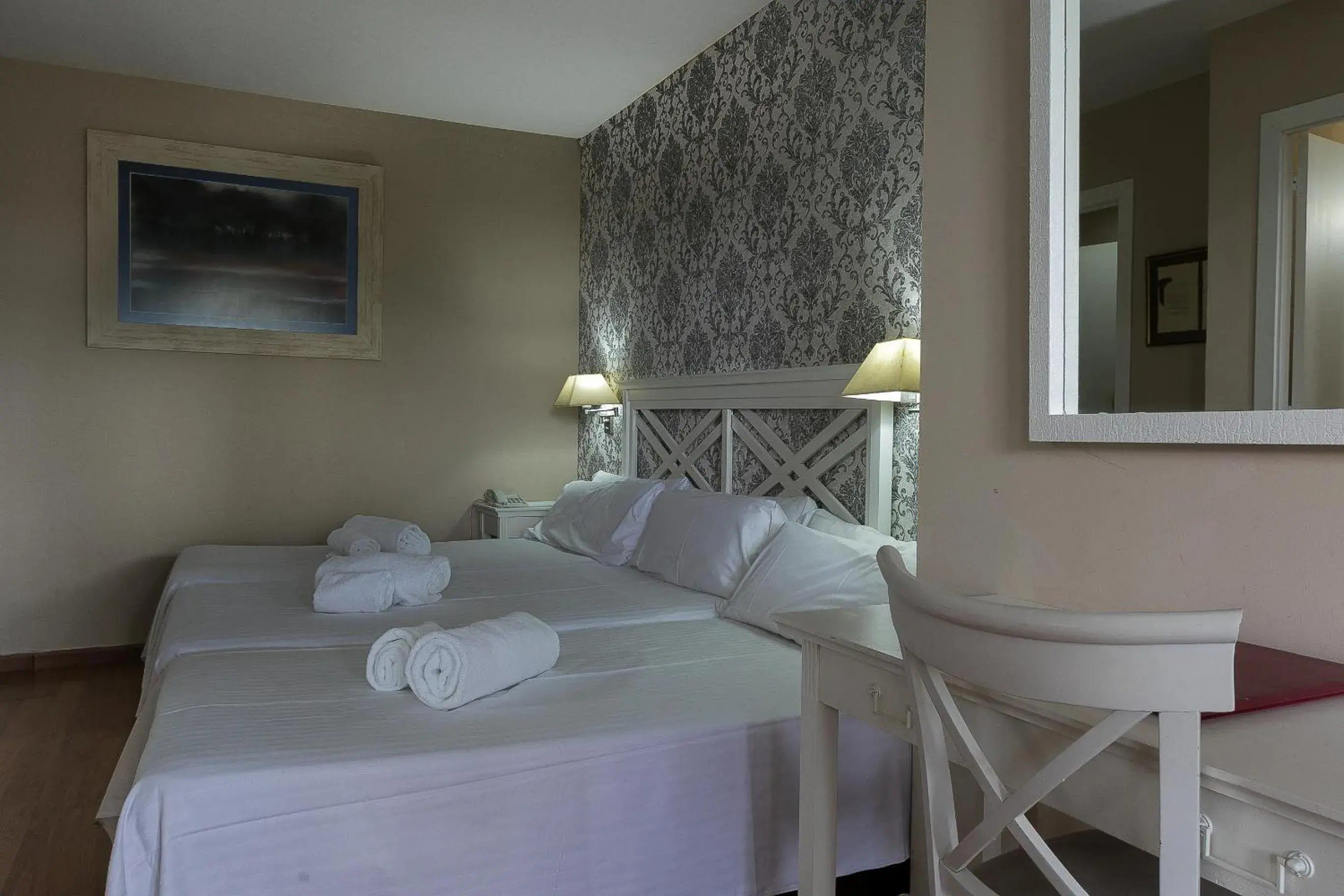 Bed in Hotel El Castell