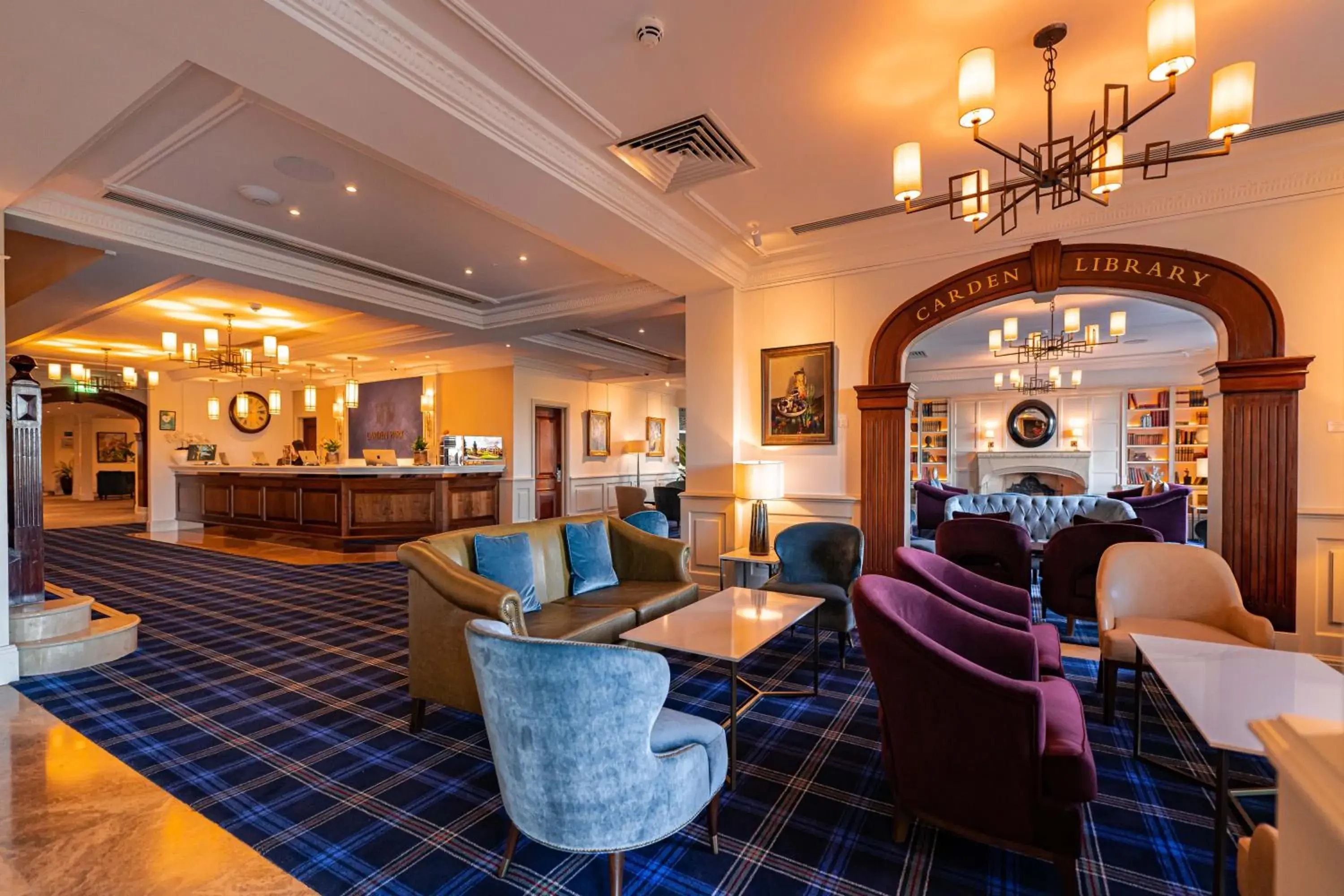 Lobby or reception, Lobby/Reception in Carden Park Hotel, Golf Resort and Spa