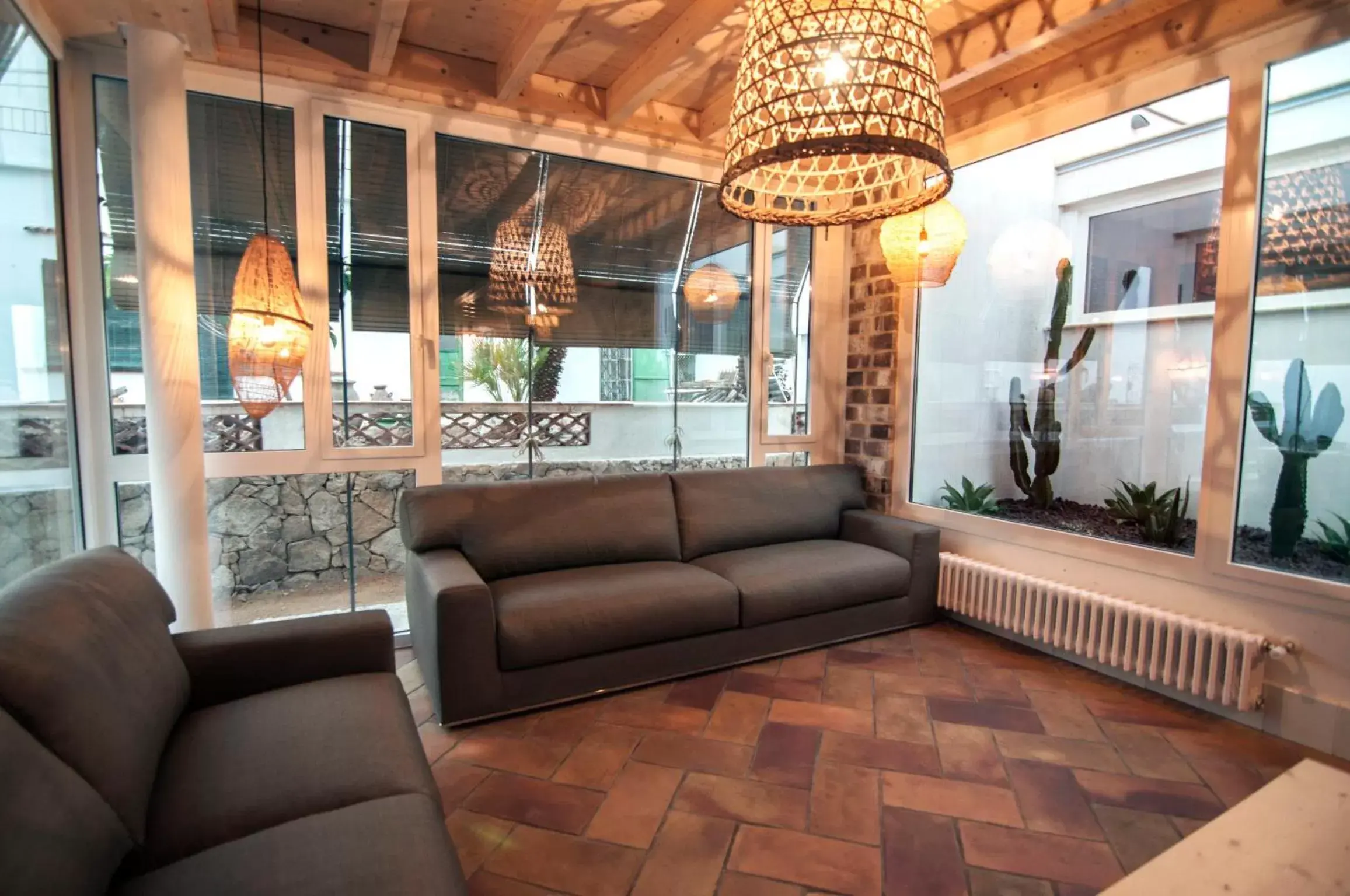 Communal lounge/ TV room, Seating Area in B&B Sant Pol - Adults Only