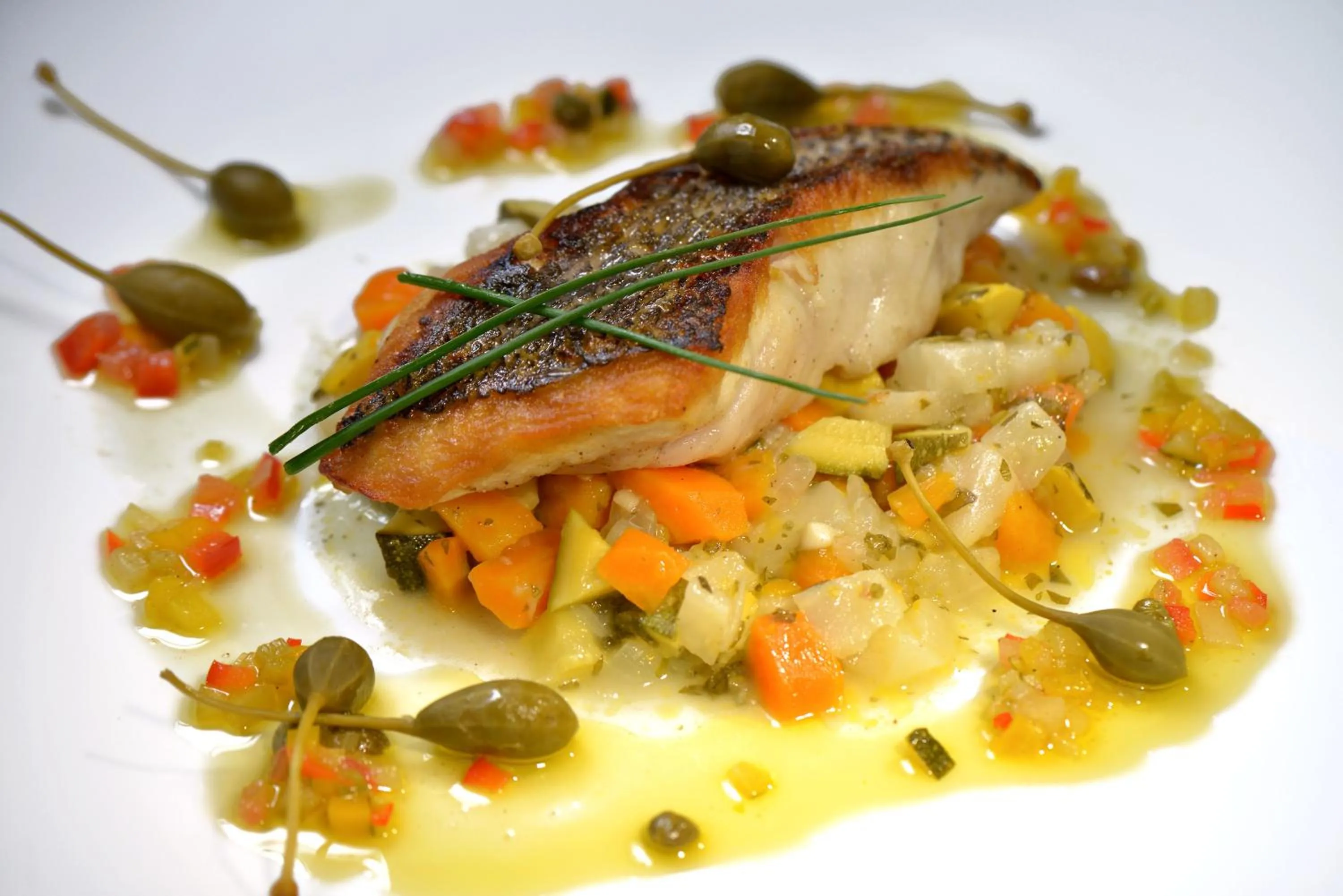 Food close-up in Logis Hotel - Restaurant Le Relais de Comodoliac