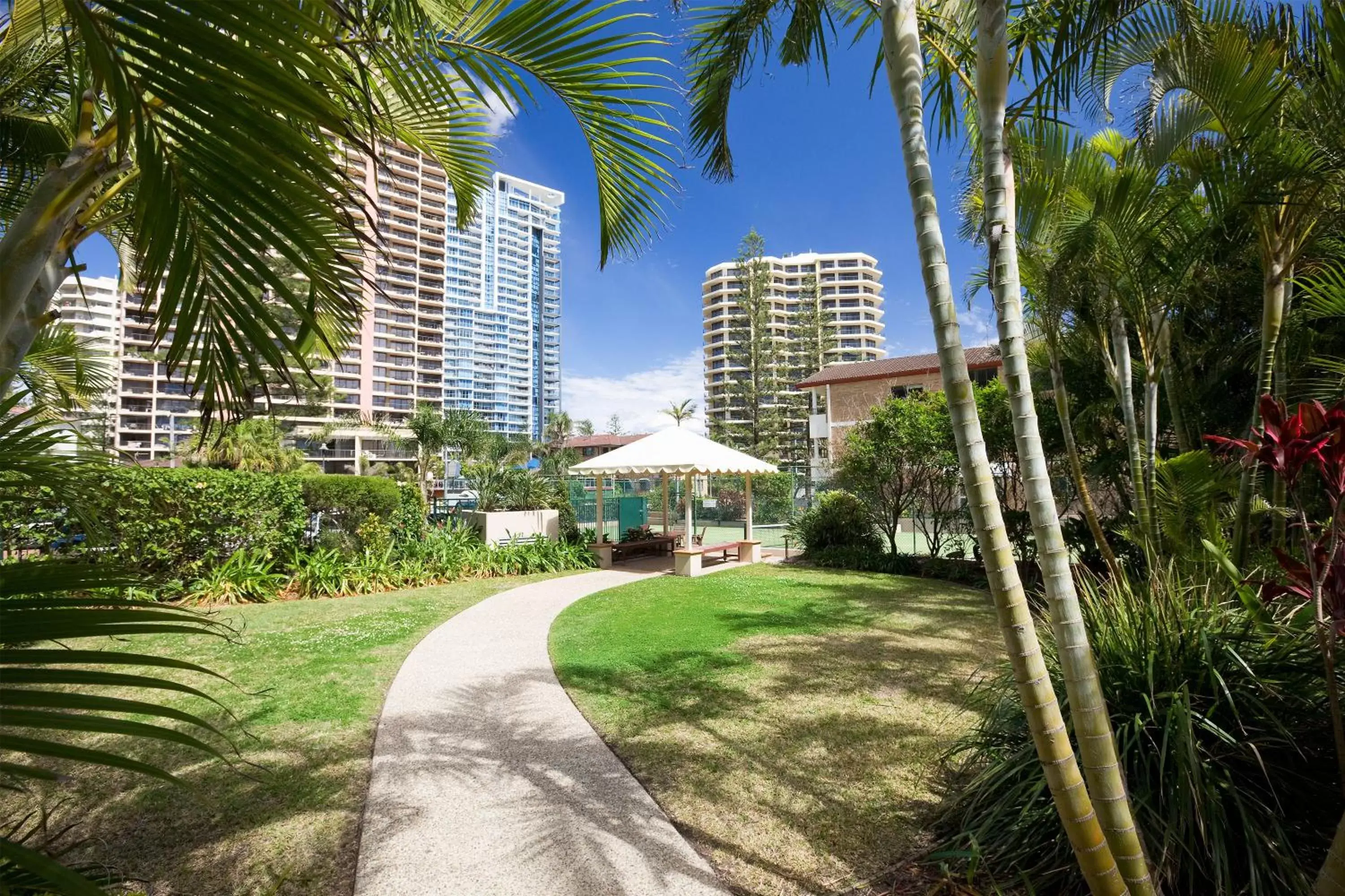 Property building in BreakFree Longbeach Resort