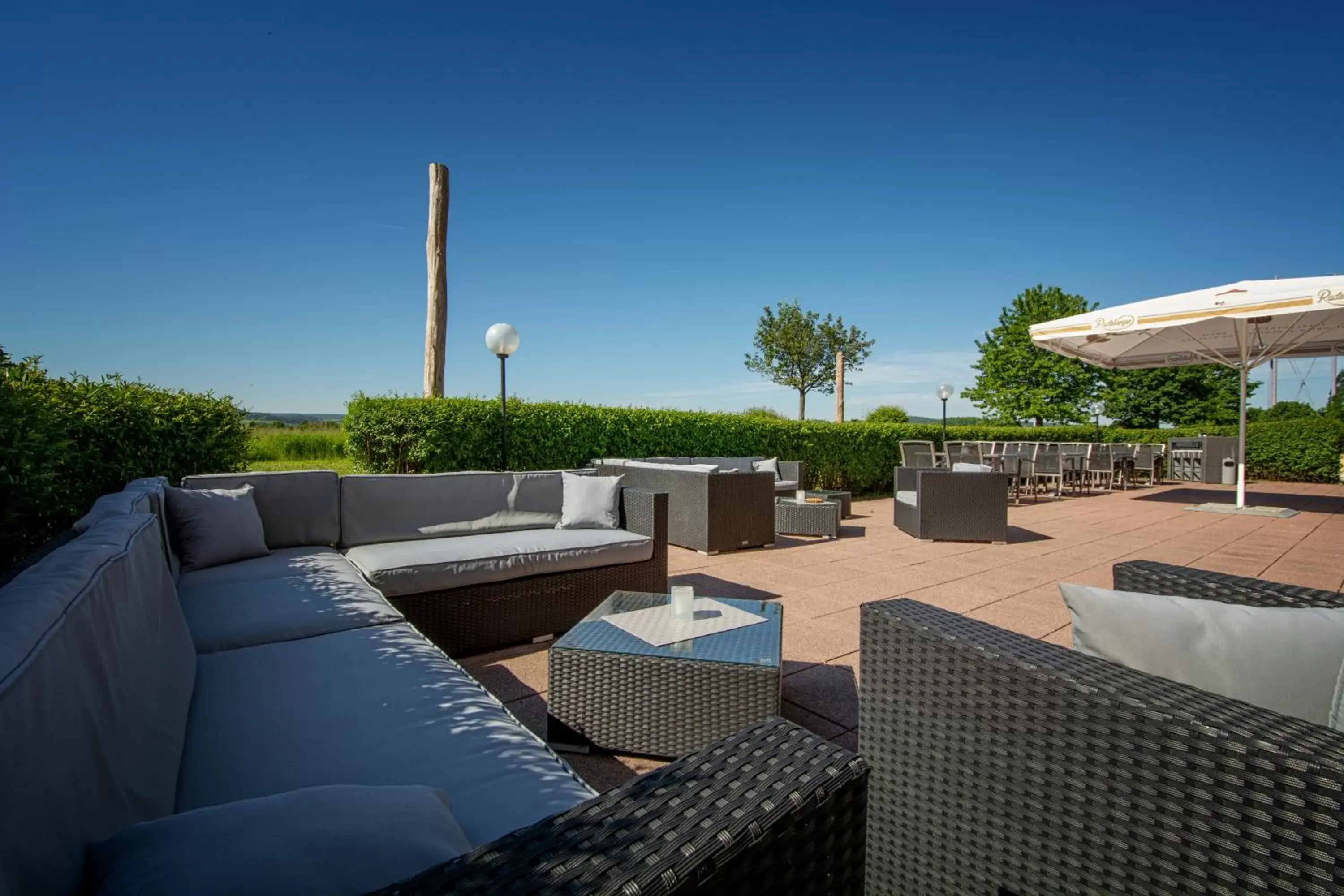 Balcony/Terrace in Best Western Erfurt-Apfelstädt