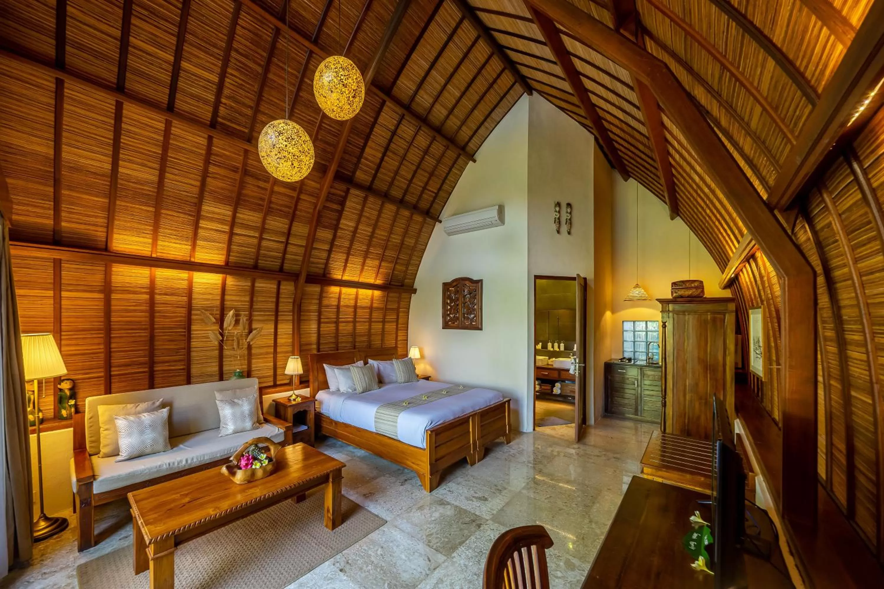 Bed in Klumpu Bali Resort