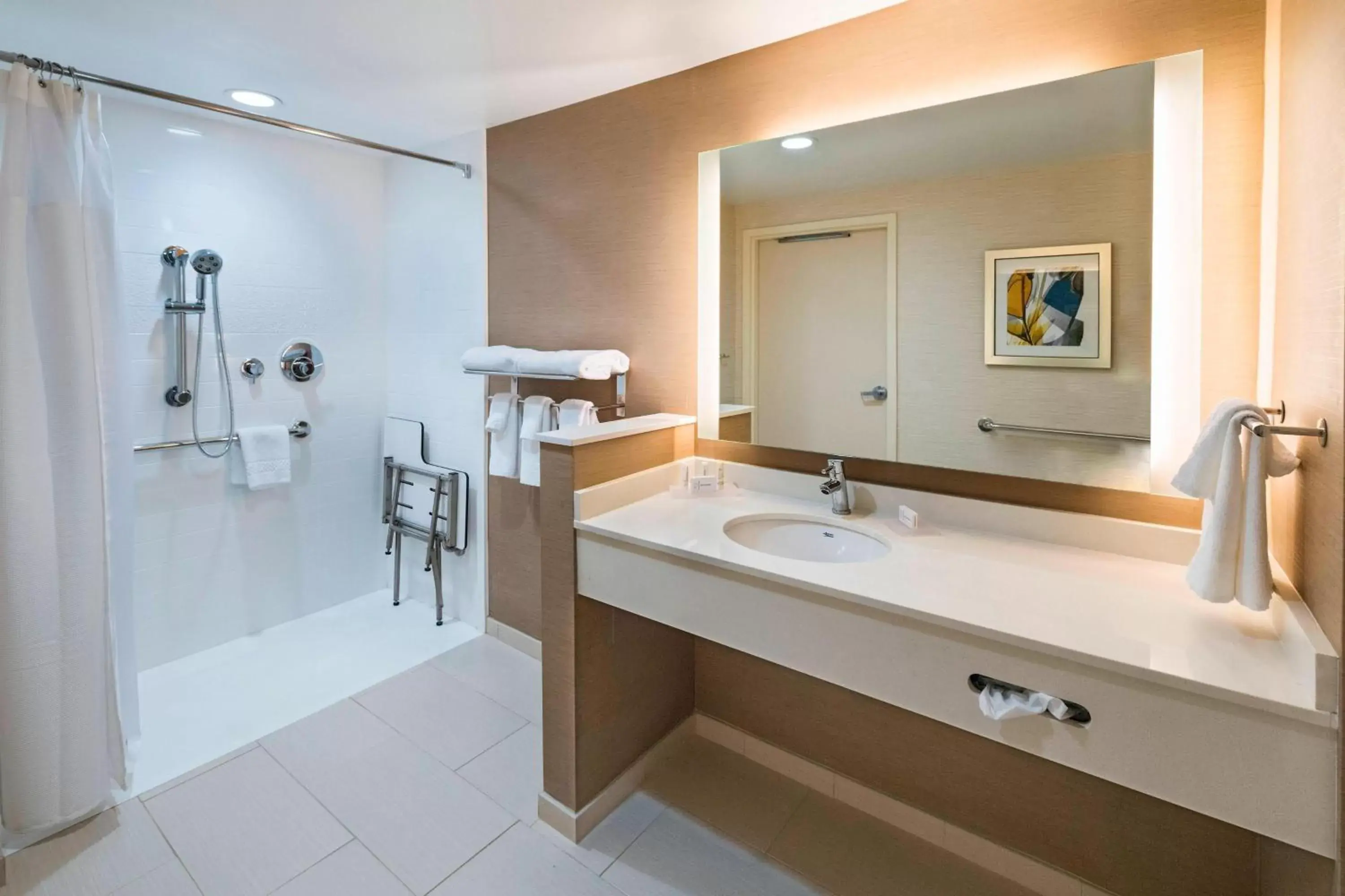 Bathroom in Fairfield Inn & Suites by Marriott Dallas Waxahachie