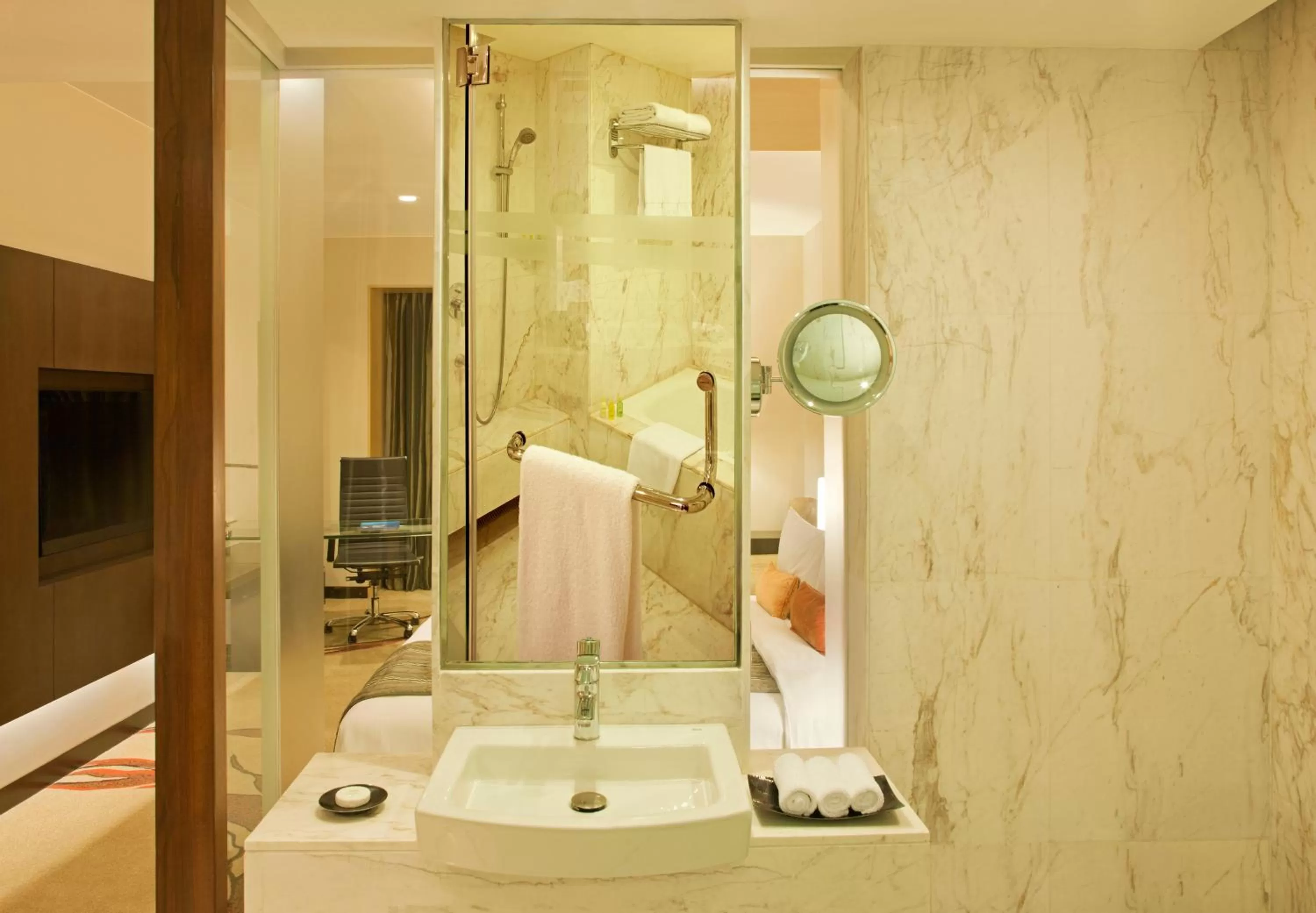 Shower in Radisson Blu Hotel Amritsar