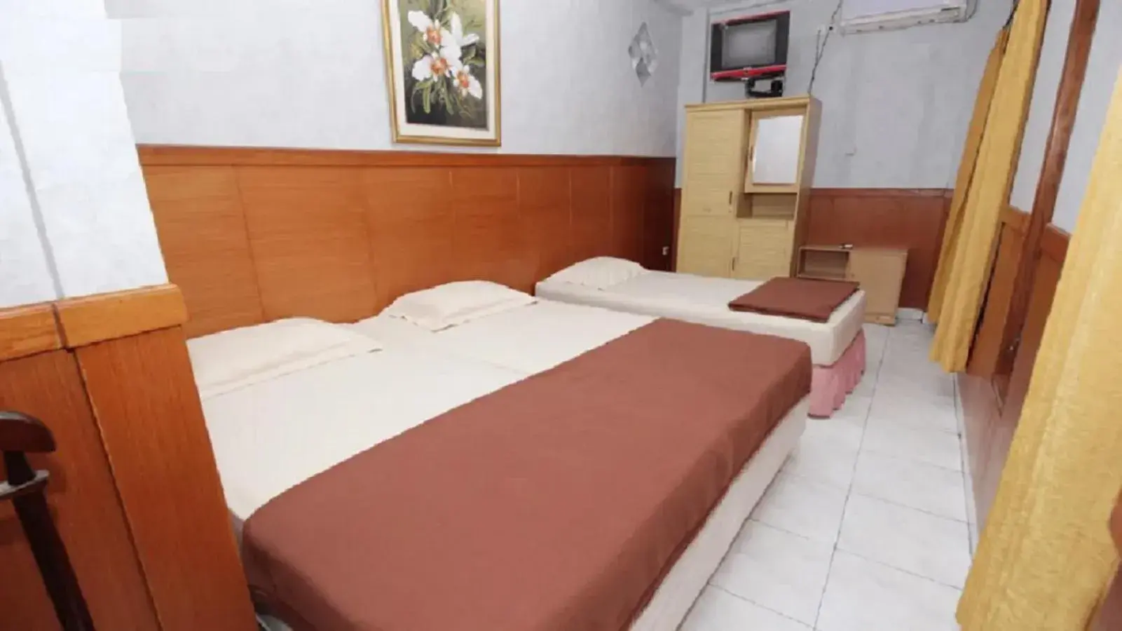Bedroom, Bed in Orange Home Syariah