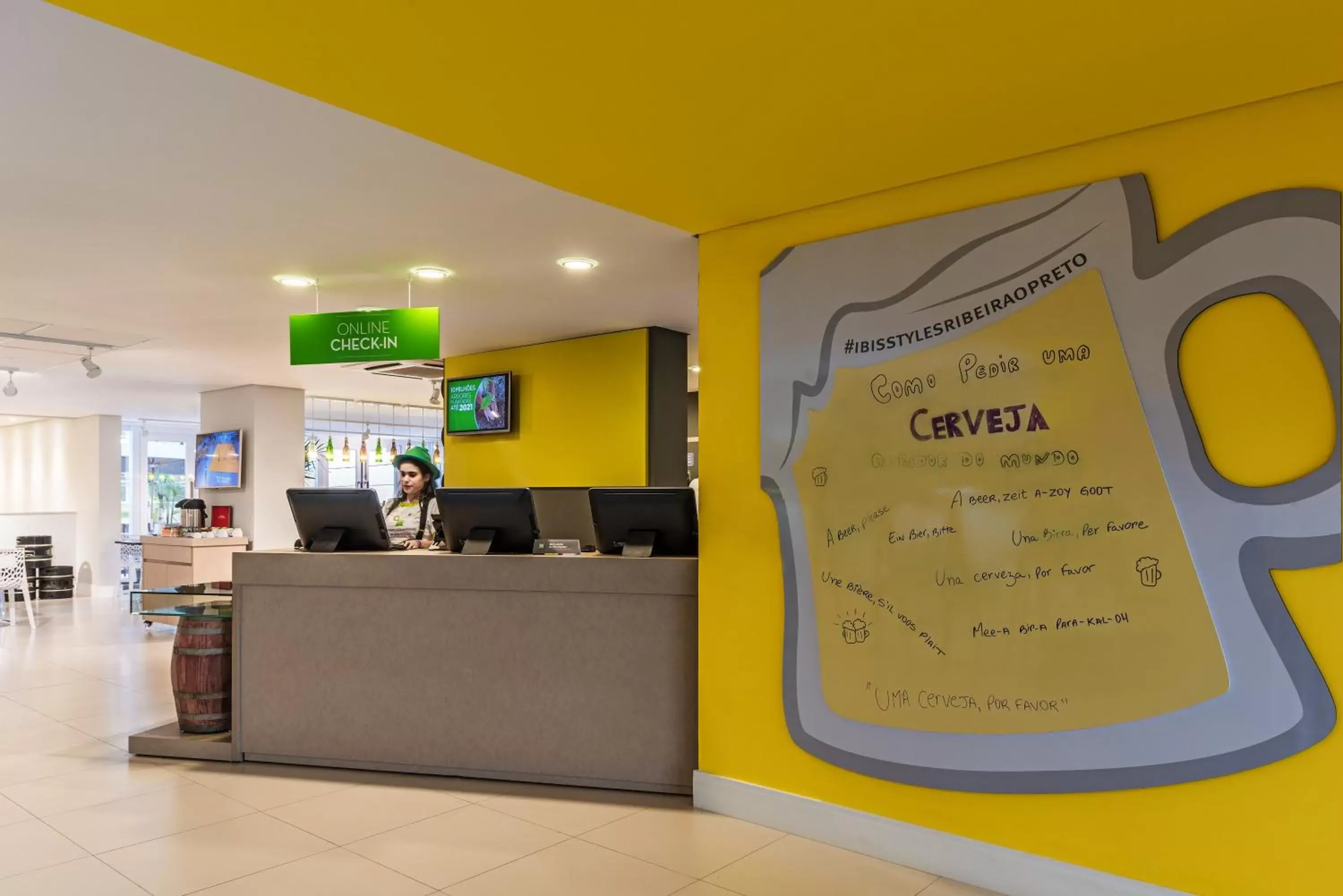 Lobby or reception in ibis Styles Ribeirao Preto Jardim Botanico Lobby or reception in ibis Styles Ribeirao Preto Jardim Botanico