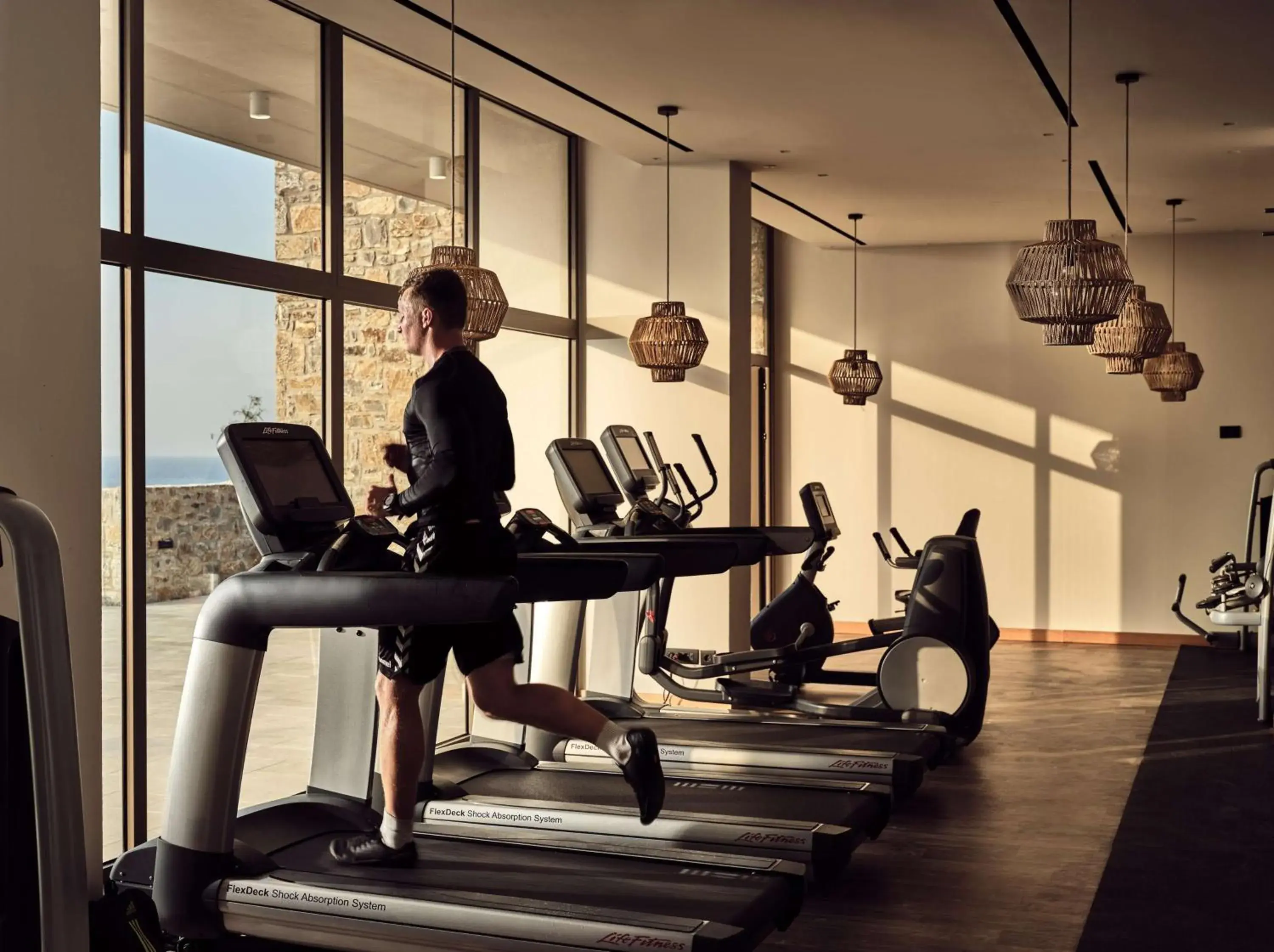 Fitness centre/facilities, Fitness Center/Facilities in The Royal Senses Resort Crete, Curio Collection by Hilton