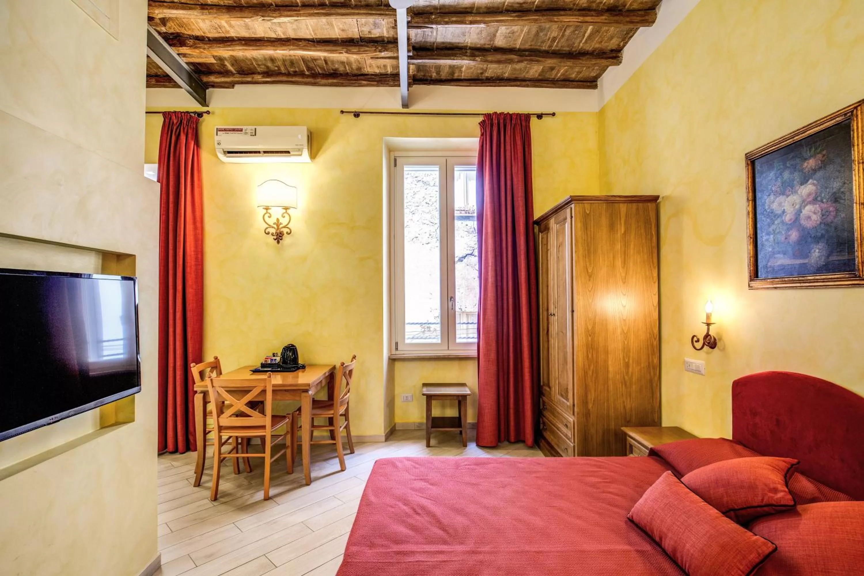 Bedroom, Bed in Residenza San Calisto