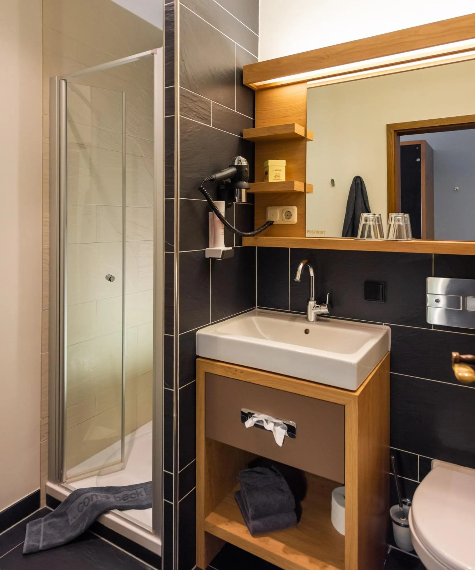 Bathroom in Landhotel Postwirt