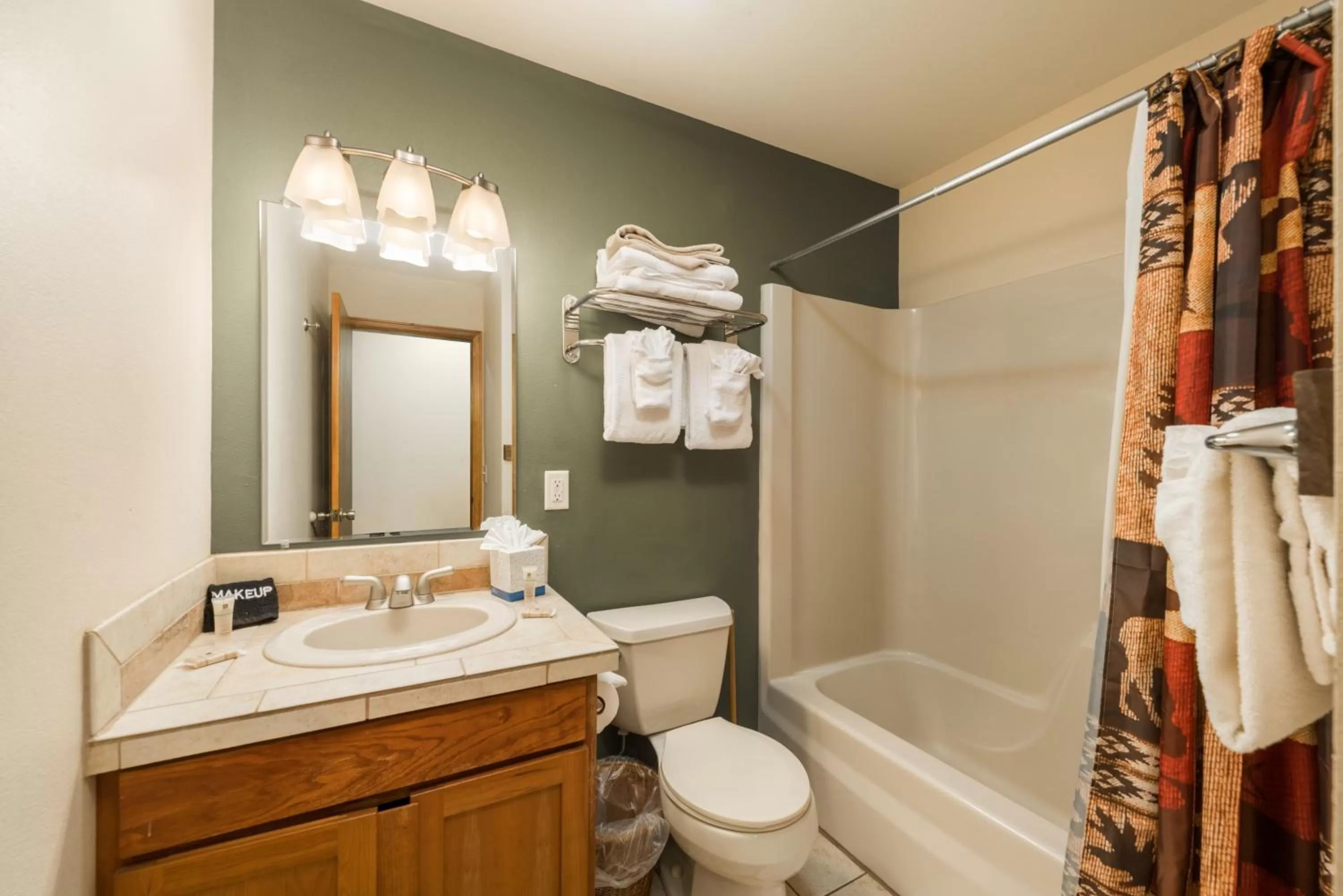 Bathroom in Ponderosa Lodge