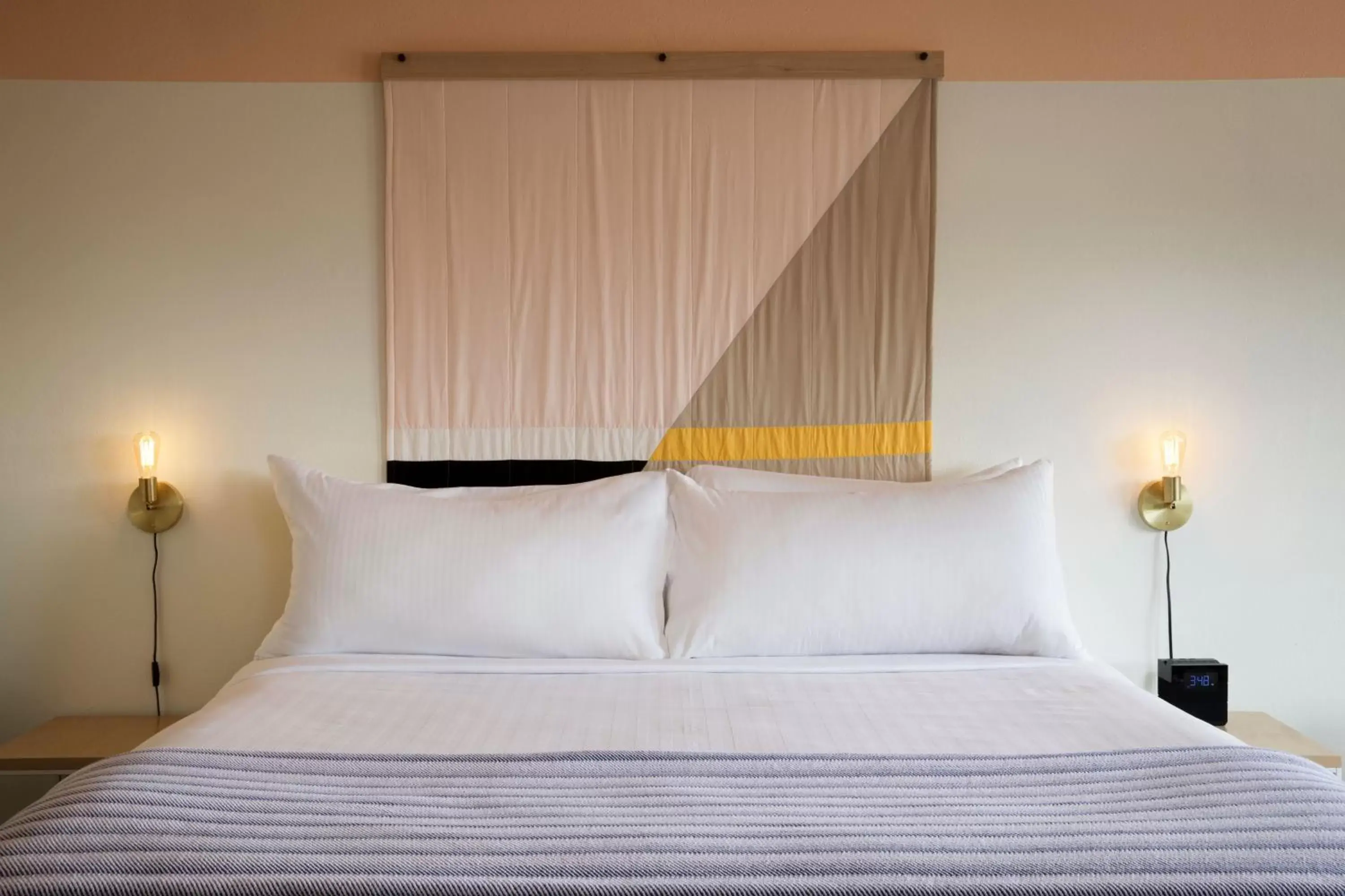 Bed in Sandman Hotel