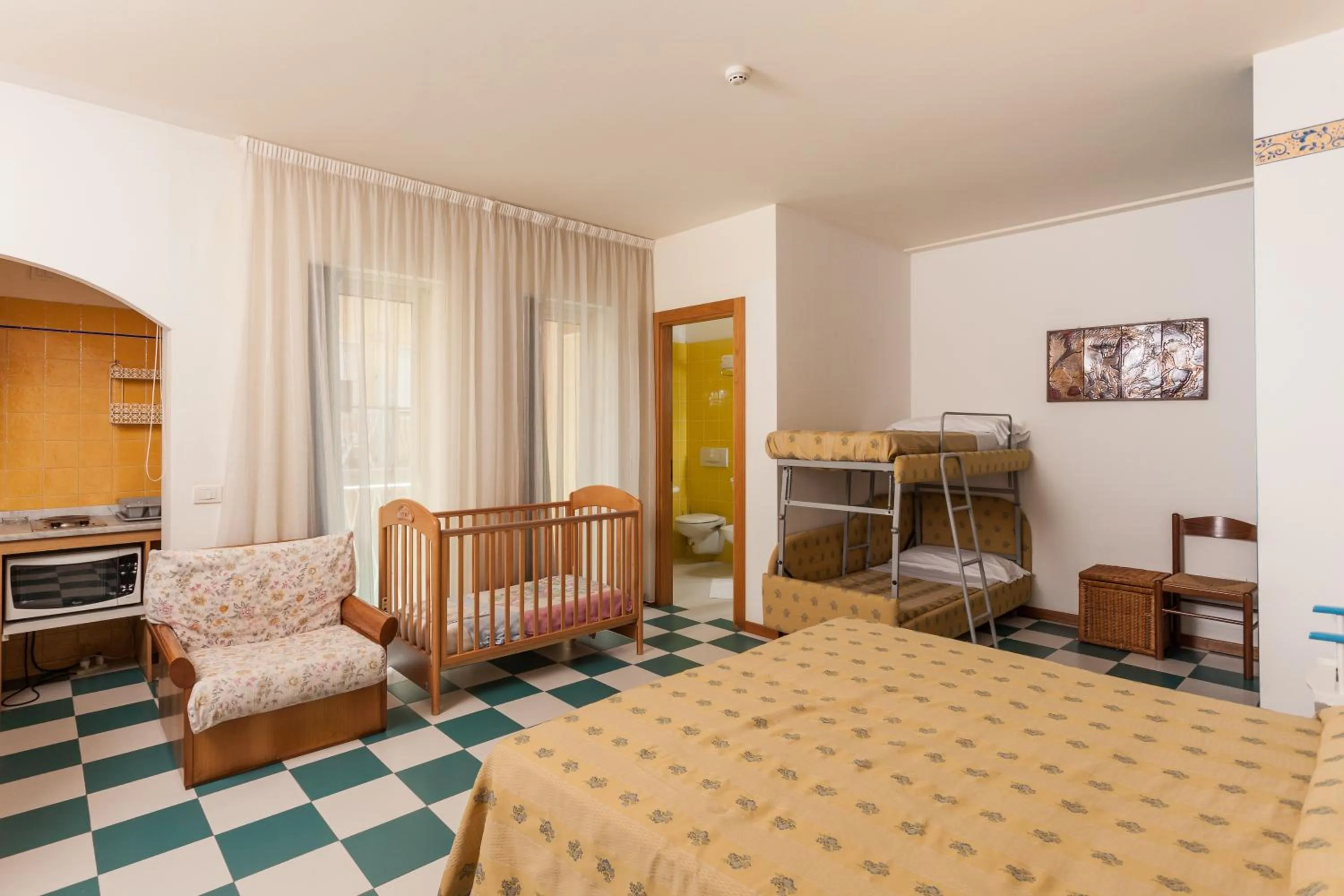 Bed in Hotel Resort Marinella