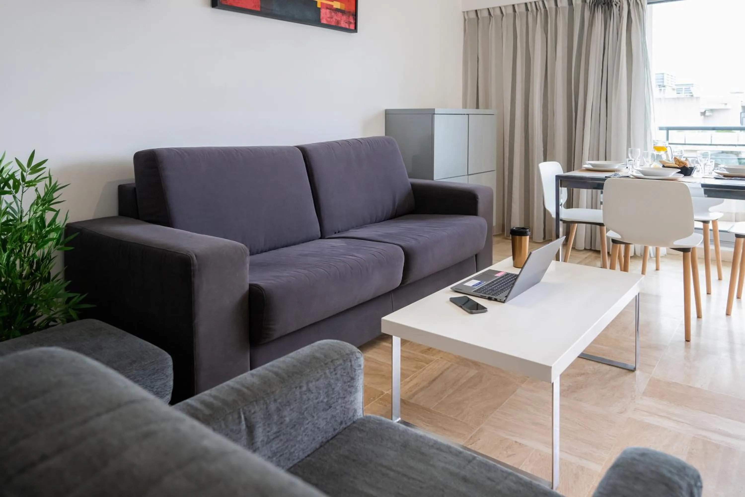 Living room in Nemea Appart Hotel Le Lido Cagnes sur Mer