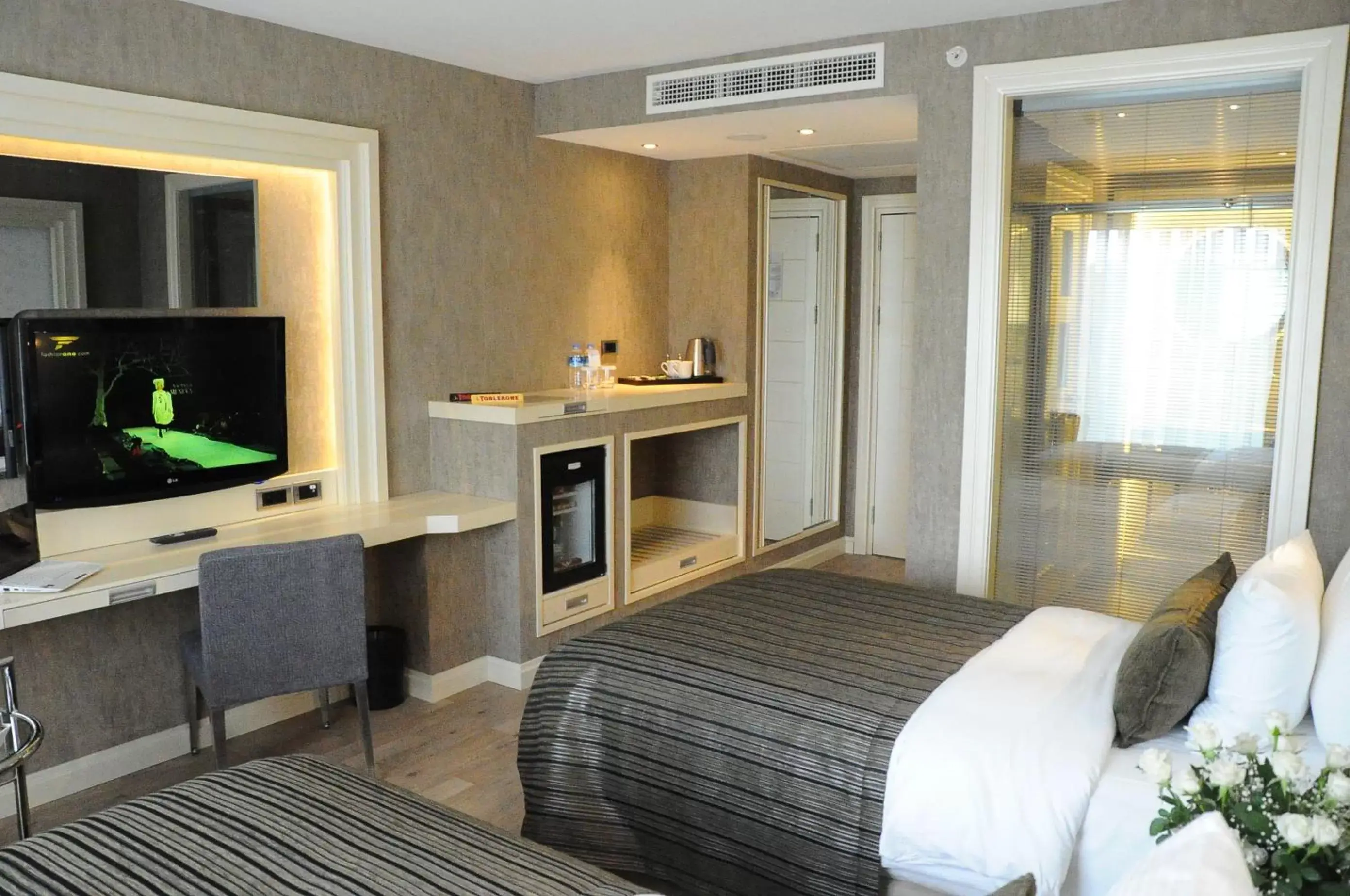 Decorative detail, Bed in Limak Eurasia Luxury Hotel