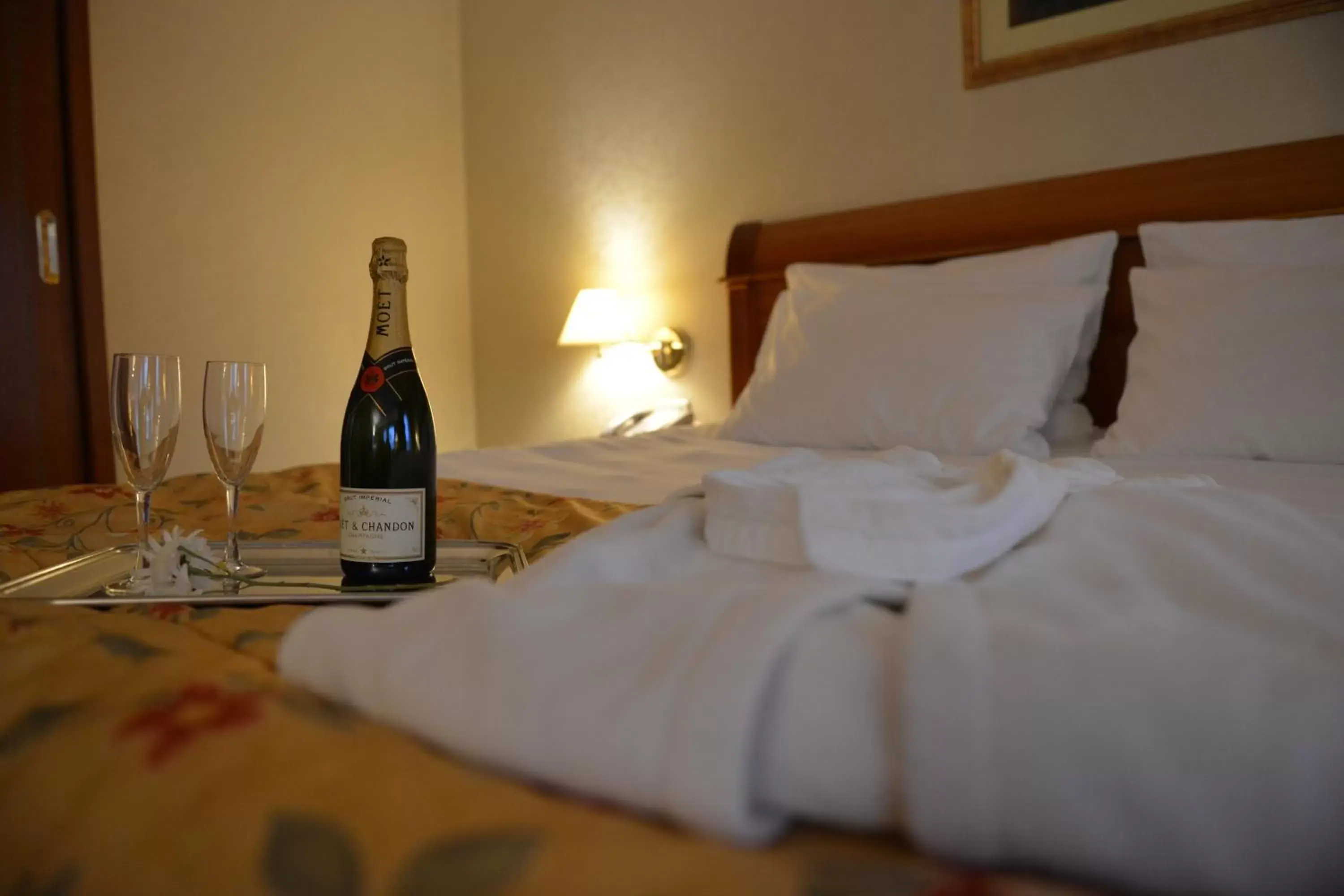 Decorative detail, Bed in Best Western Hotel Turist