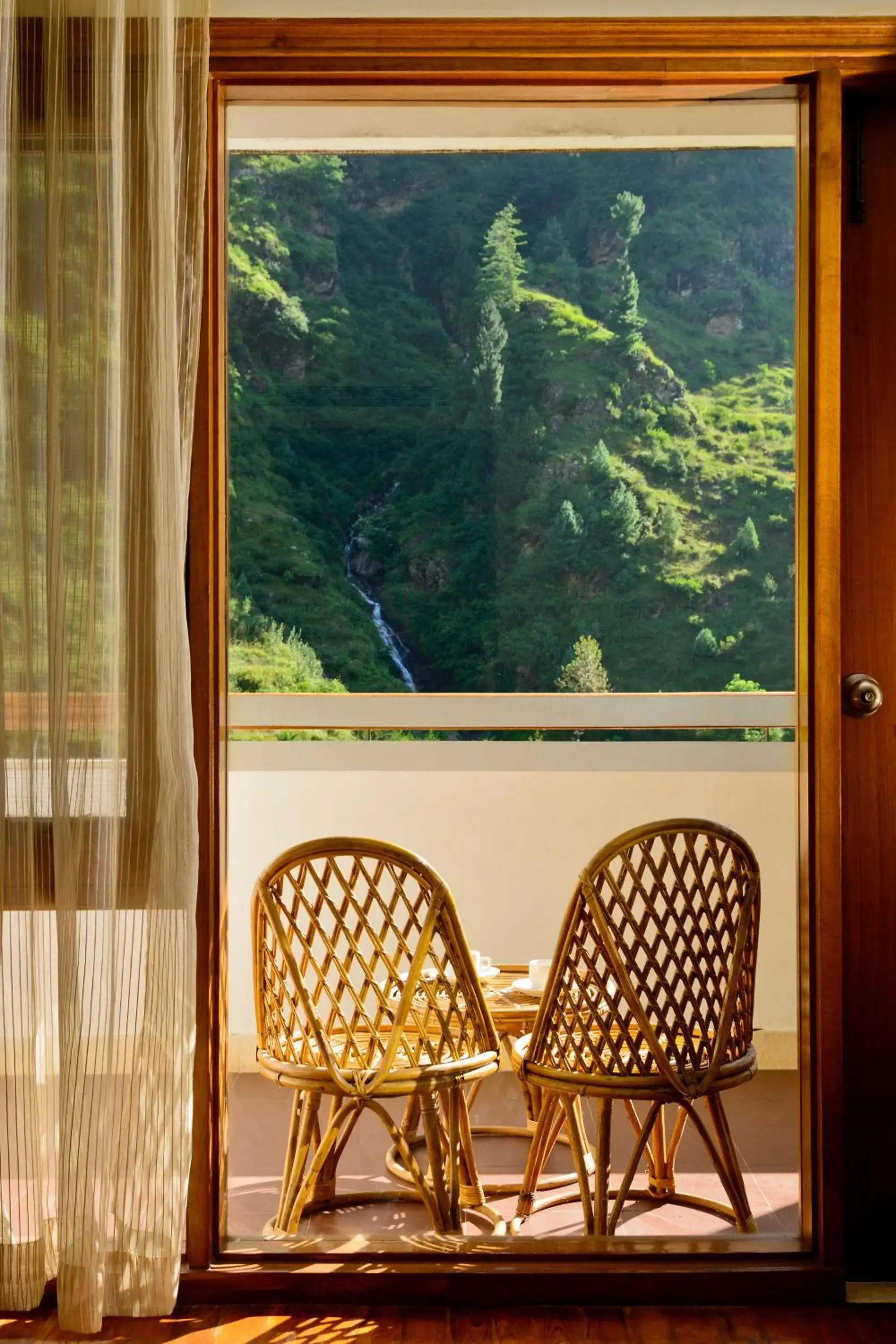 Balcony/Terrace in Solang Valley Resort