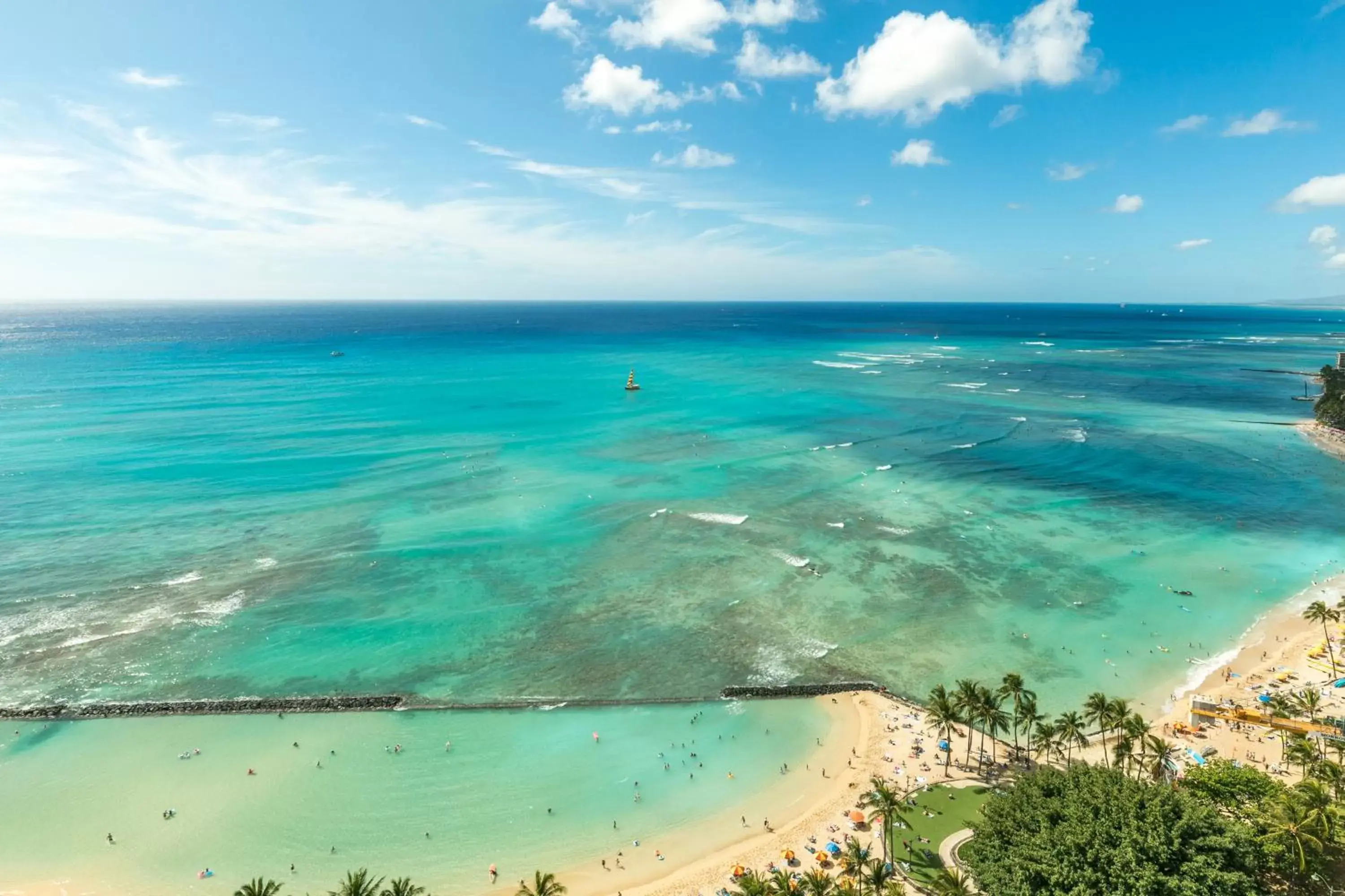 View (from property/room), Beach in Aston Waikiki Beach Tower