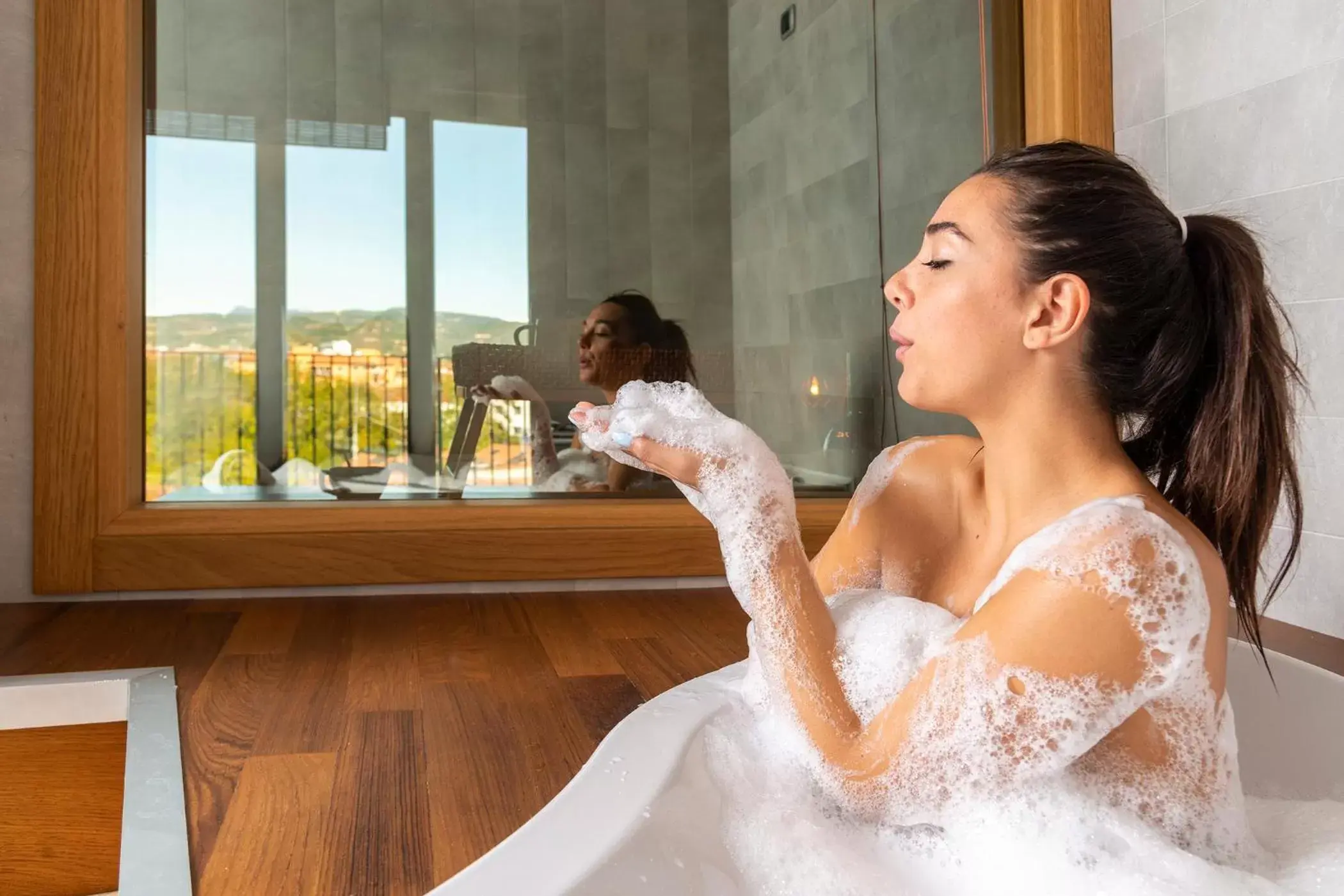 Bathroom in Hotel San Marco Fitness Pool & Spa