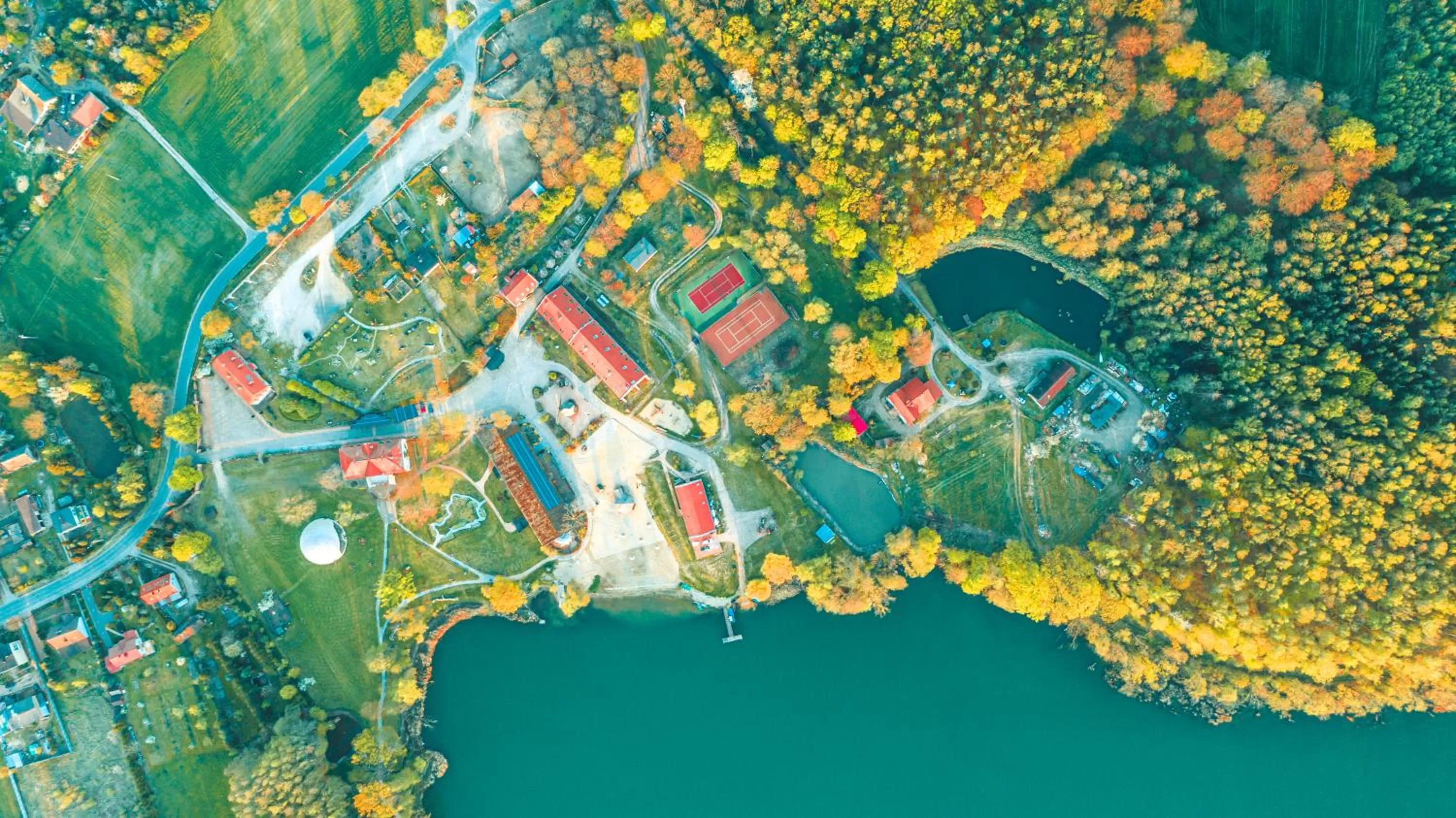 Bird's eye view in Olandia