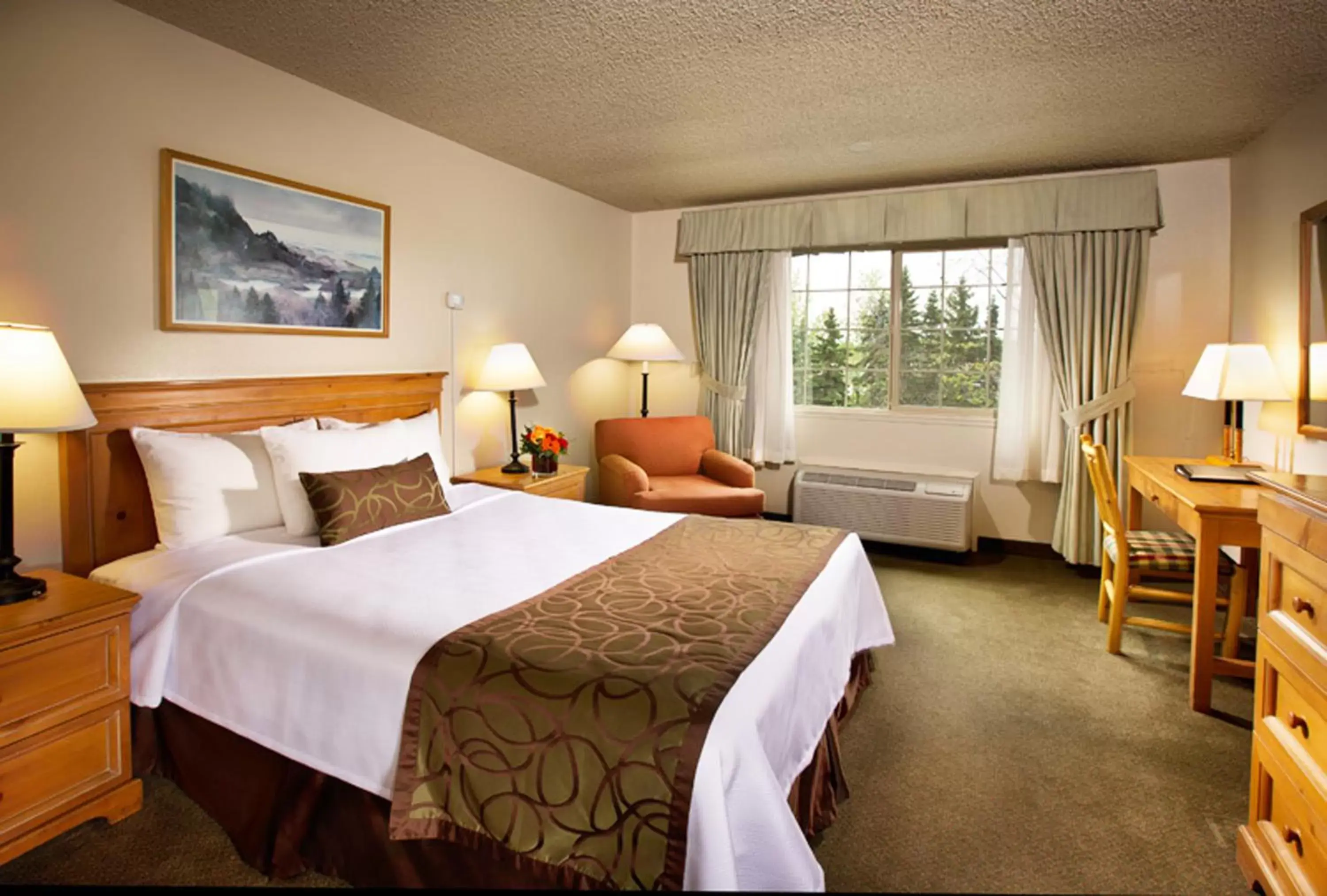 Photo of the whole room, Bed in Coast Inn at Lake Hood