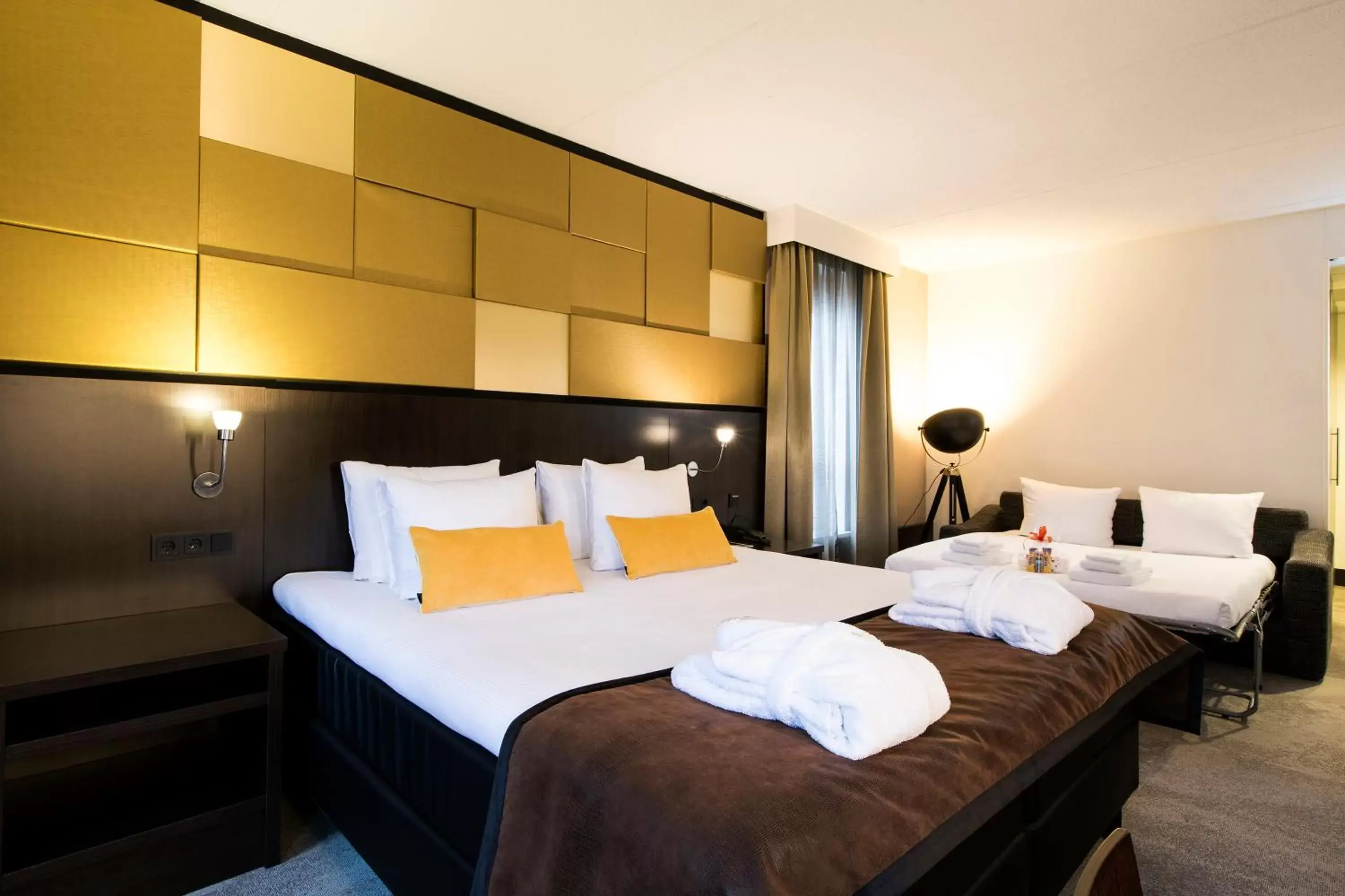 Photo of the whole room, Bed in Oranje Hotel Leeuwarden