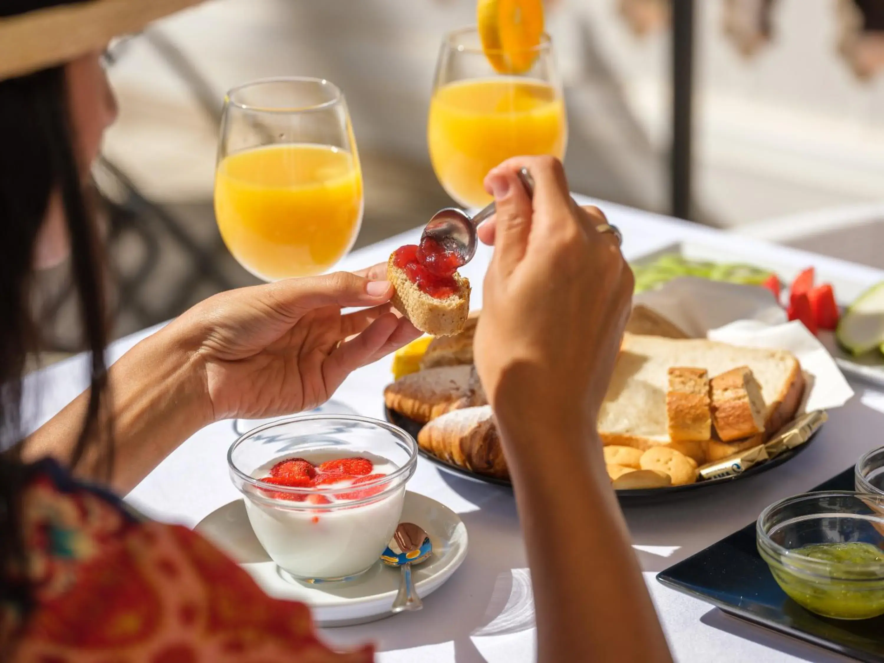 Breakfast in Hotel Ciutat Jardi