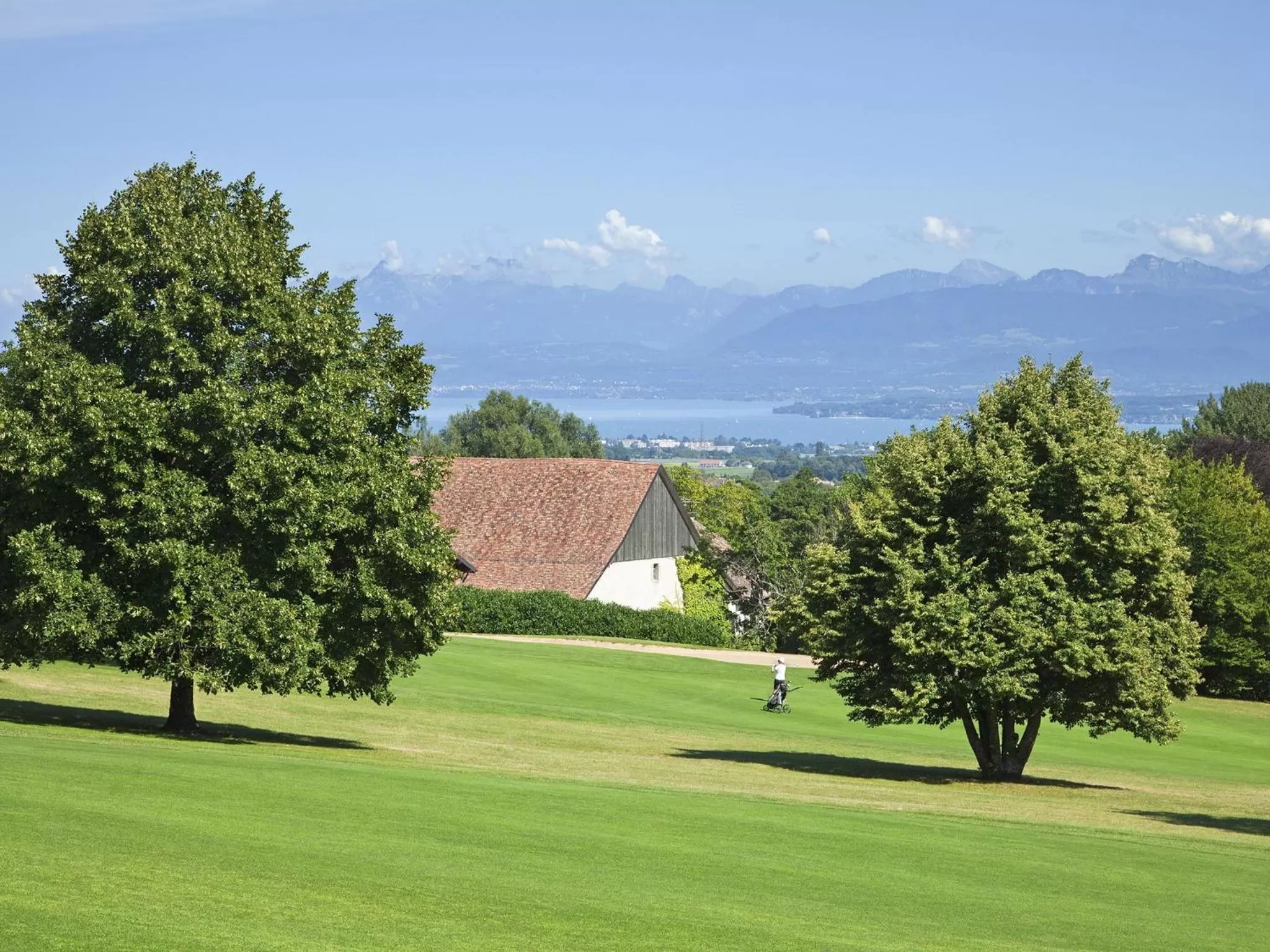 Golfcourse in Château de Bonmont