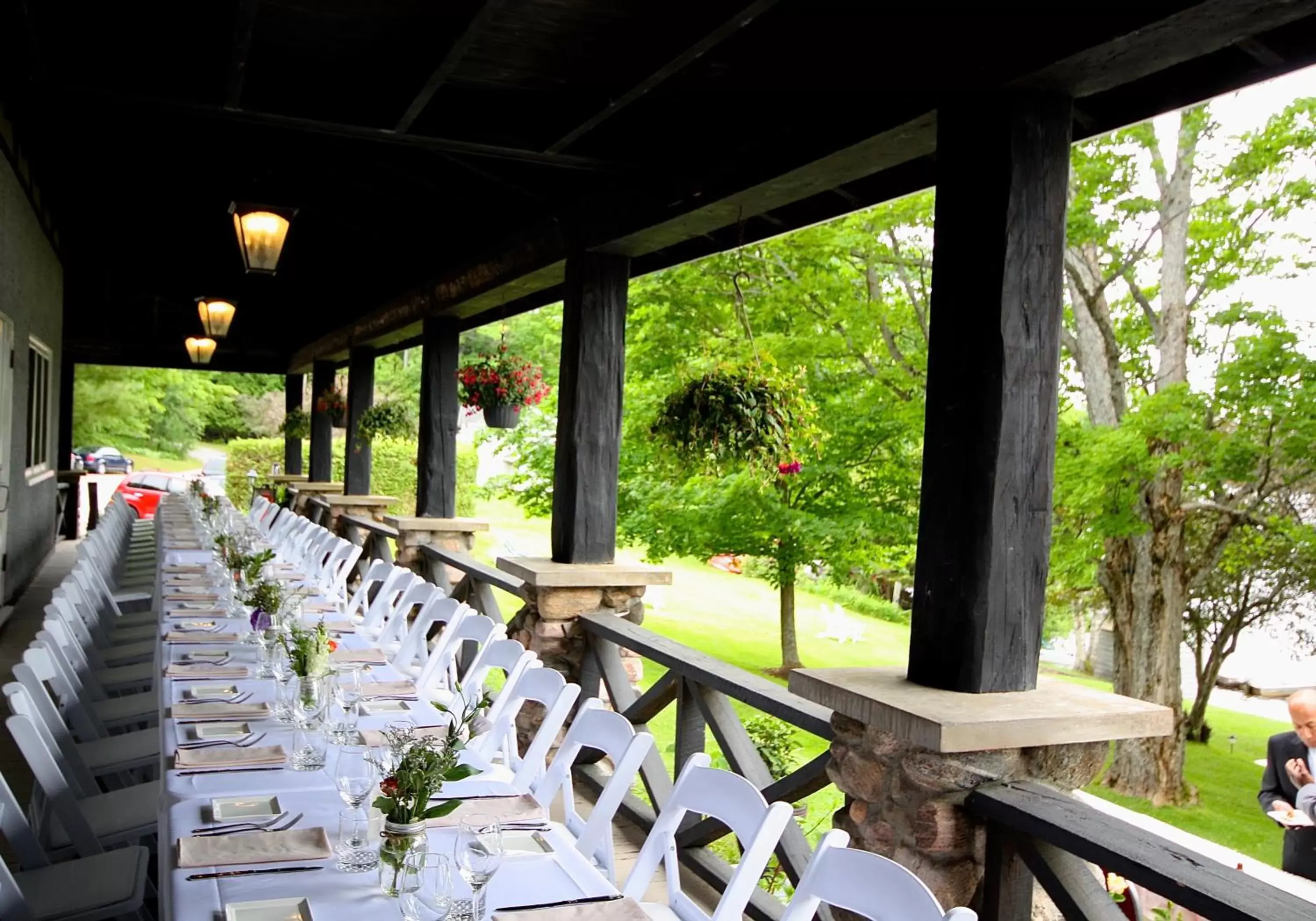 Patio in Sir Sam's Inn & Spa