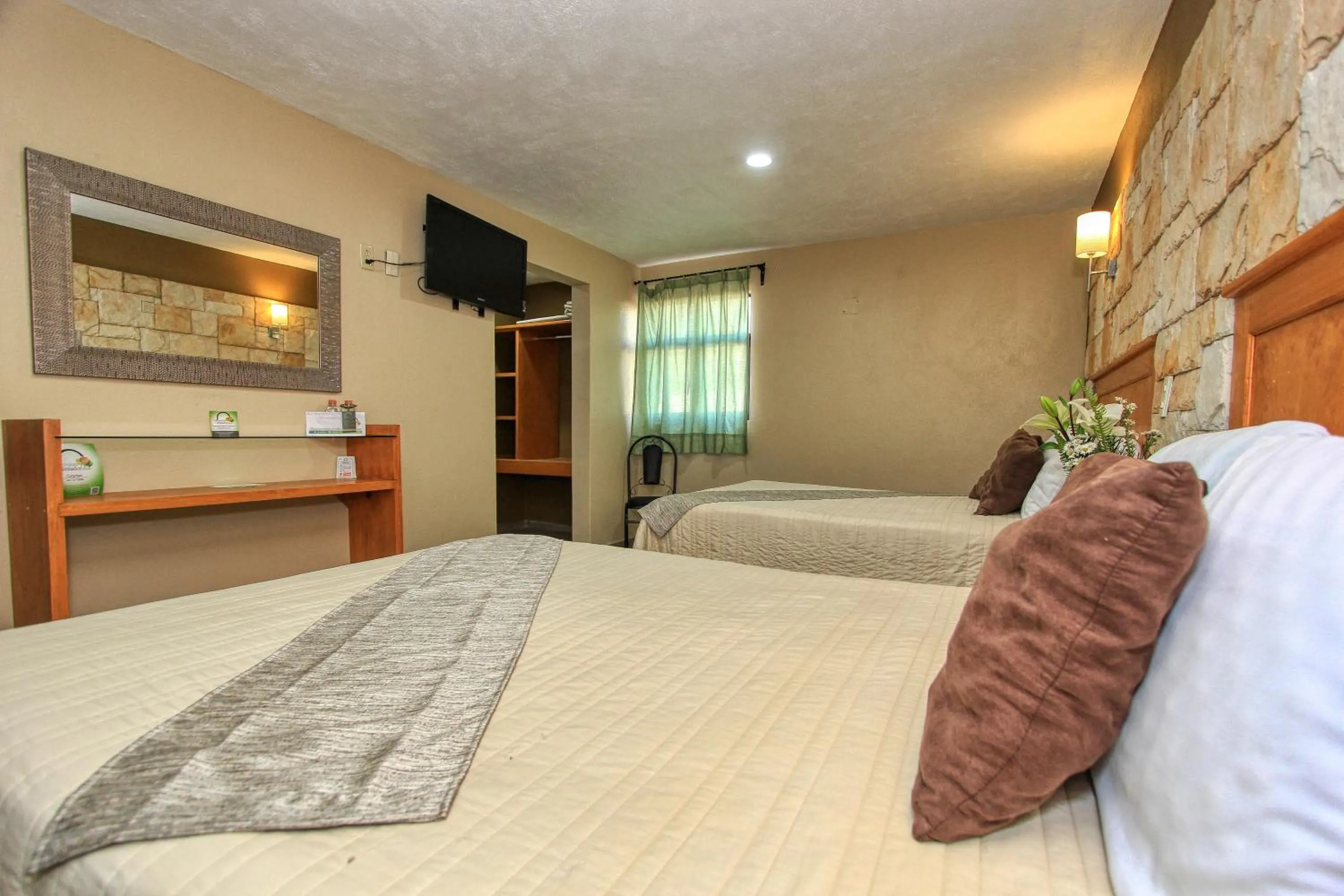 Bed in Hotel Mansion del Cantador