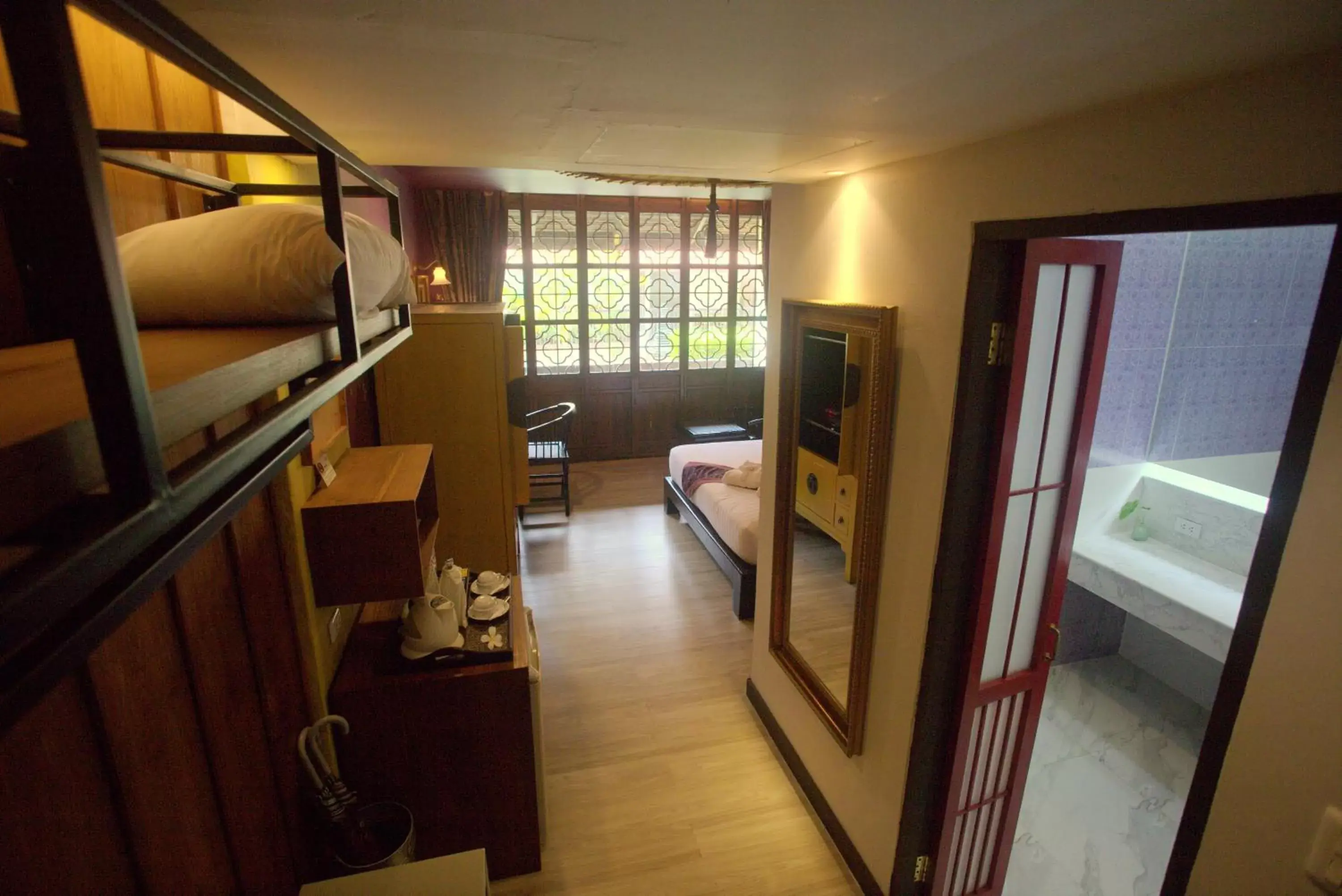 Property building, Bunk Bed in Tharaburi Resort