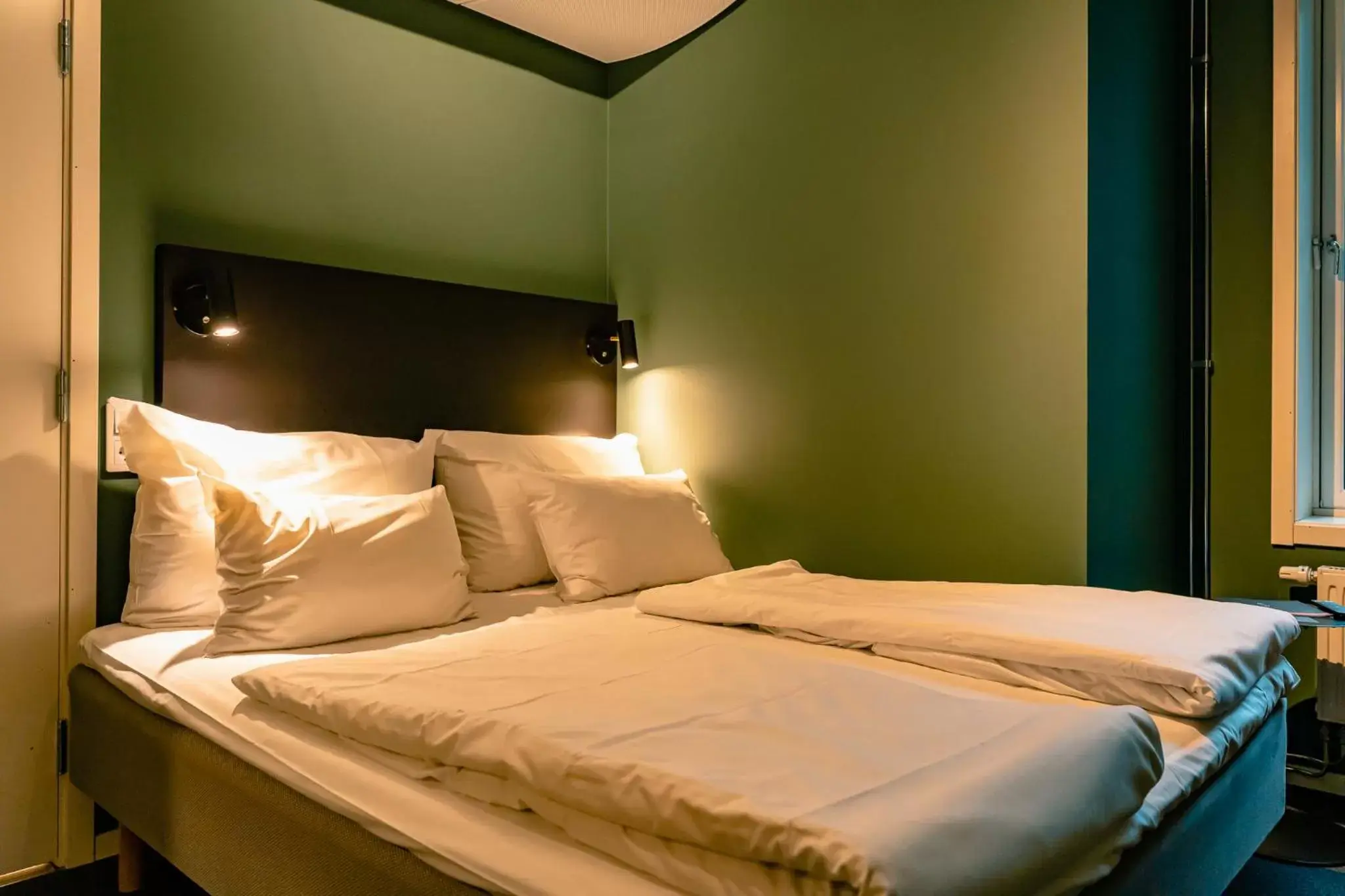 Bed in Smarthotel Oslo